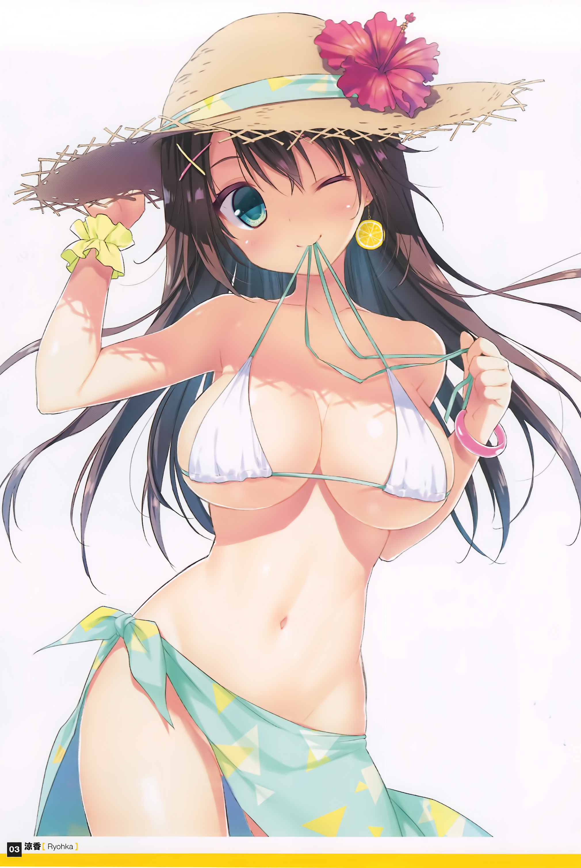 bikini_top cropme nopan ryohka swimsuits