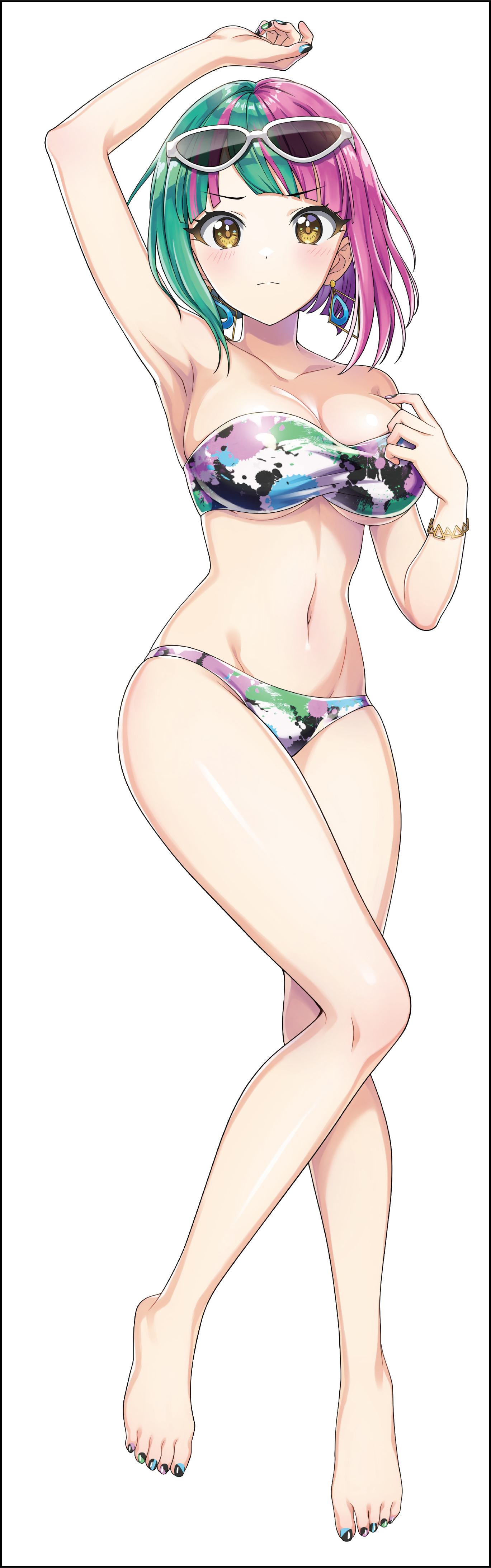 bikini dakimakura dolphin_wave helly_lewis megane swimsuits takuji