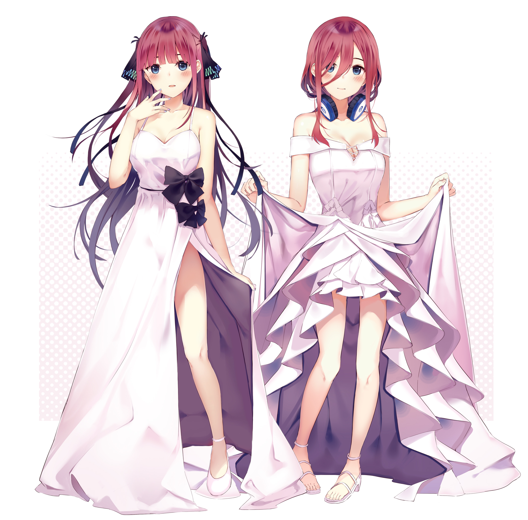 5-toubun no Hanayome Miku Nakano wedding dress 3D Wrist Rest Mouse Pad  MW8002A