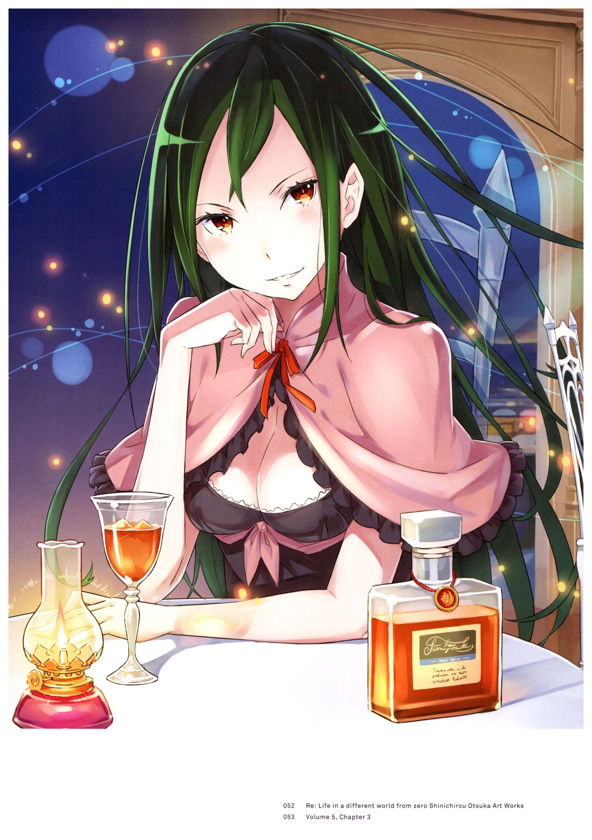 cleavage crusch_karsten ootsuka_shinichirou re:zero_kara_hajimeru_isekai_seikatsu