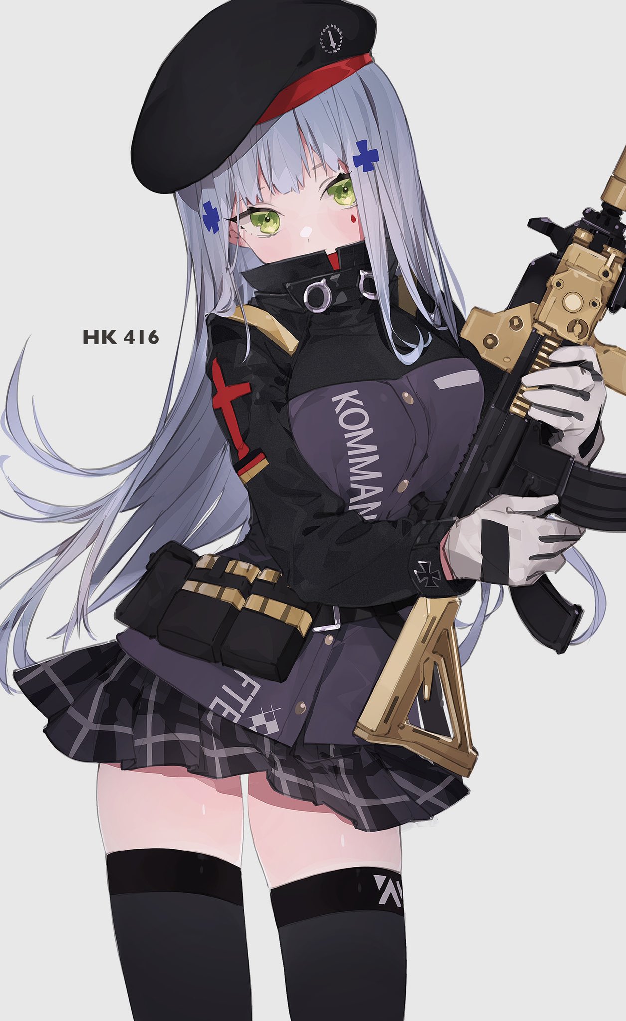 rippootai girls frontline hk416 (girls frontline) gun skirt lift ...