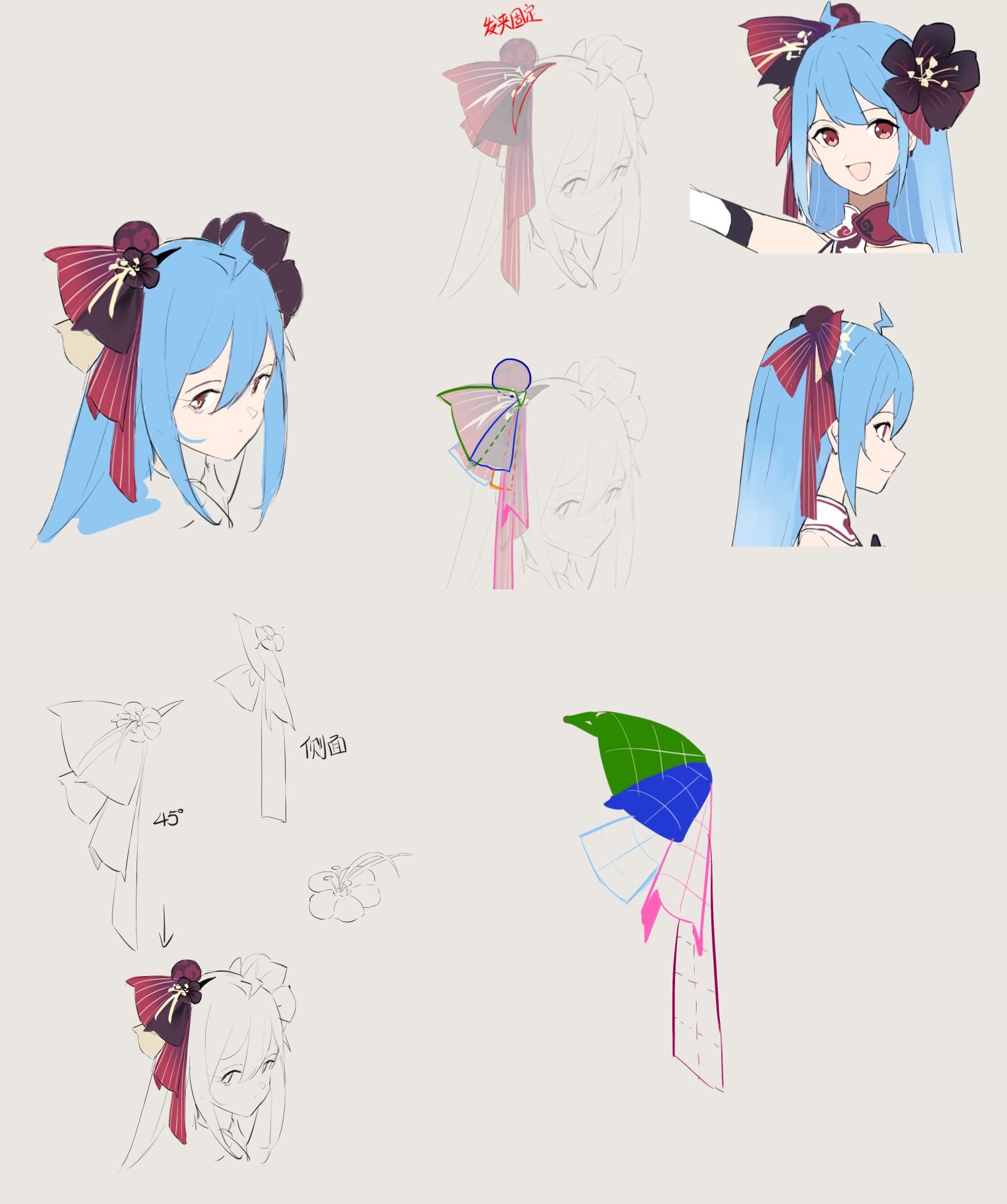 bili_bili_douga bili_girl_22 character_design sketch tagme