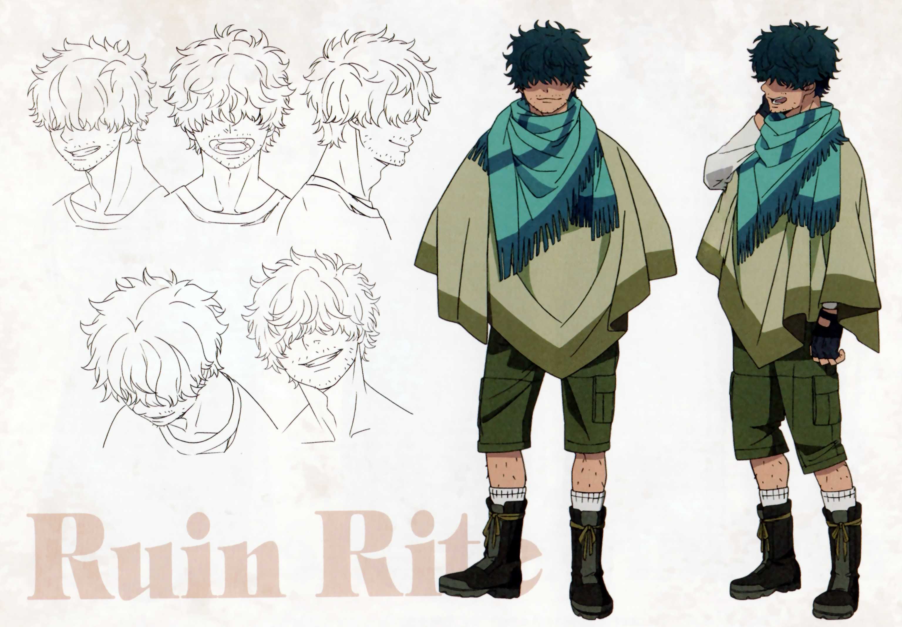 ao_no_exorcist character_design lewin_light line_art male ohigashi_yurie