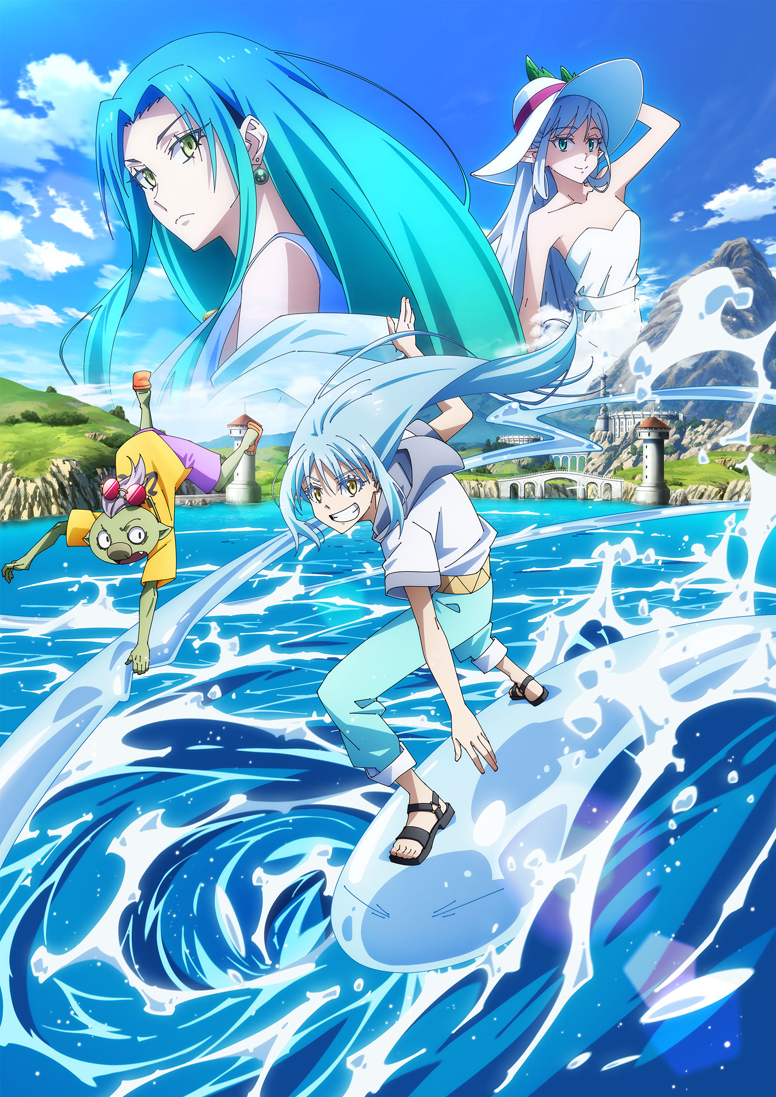 dress elf elmesia_el-ru_sarion gobta megane no_bra pointy_ears rimuru_tempest tagme tensei_shitara_slime_datta_ken wet