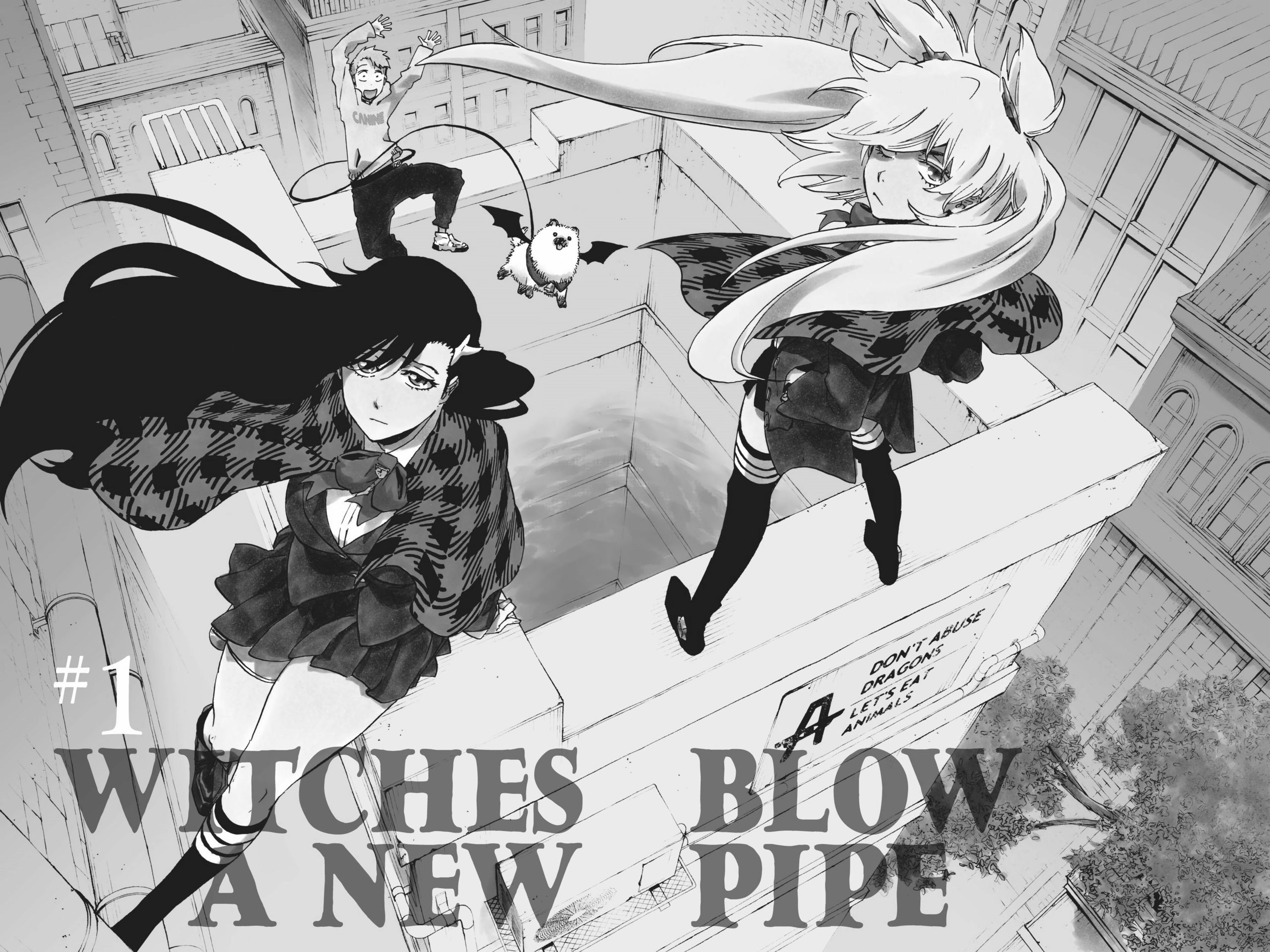 burn_the_witch garter kubo_tite monochrome niihashi_noel ninny_spangcole seifuku thighhighs