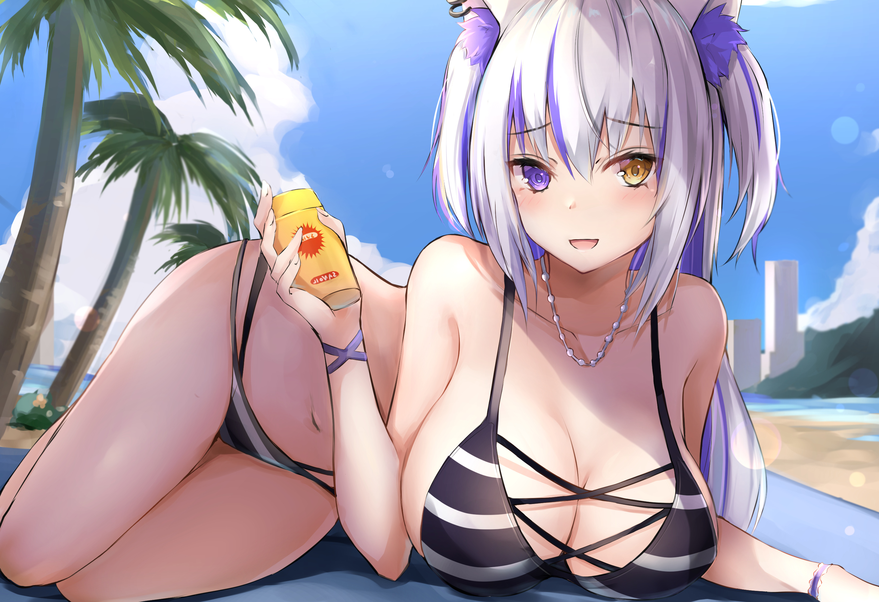 animal_ears bikini kurohikage swimsuits