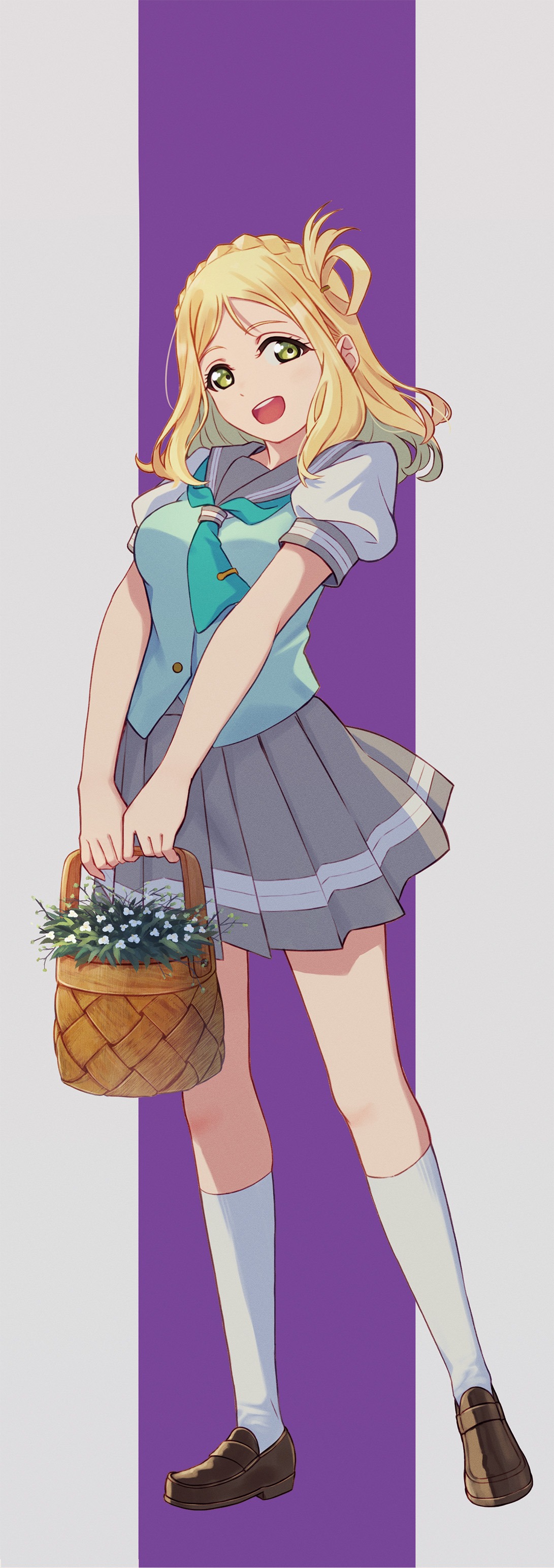 love_live!_(series) love_live!_sunshine!! macken ohara_mari seifuku