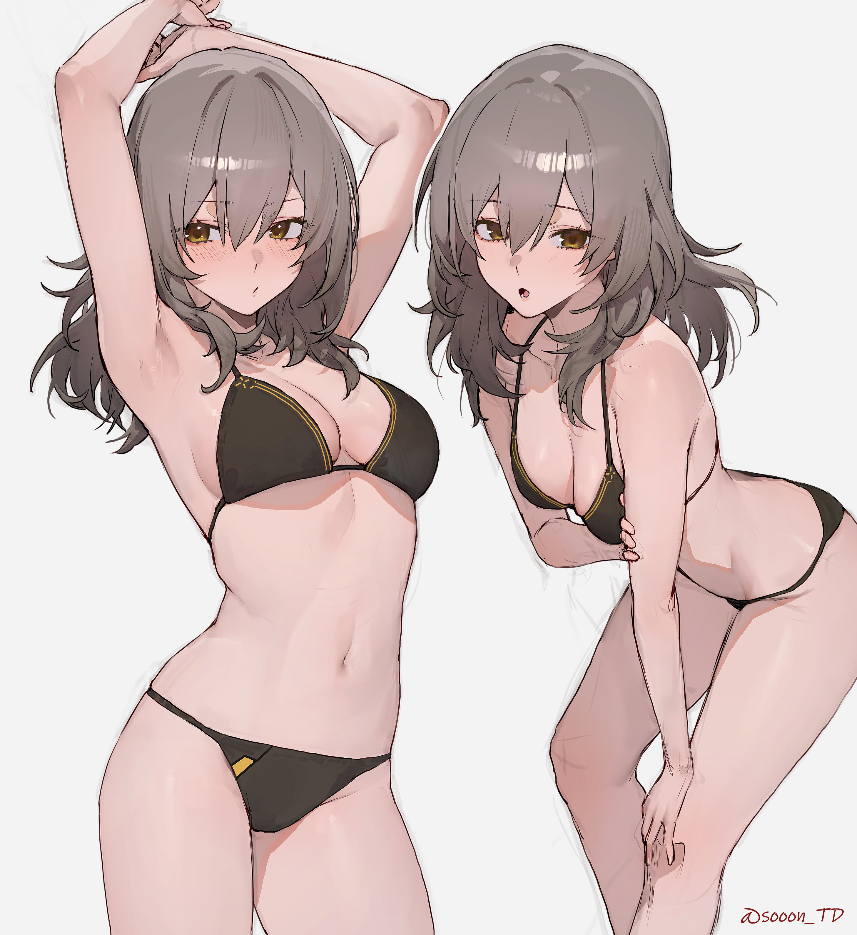 bikini honkai:_star_rail sketch sooon stelle swimsuits