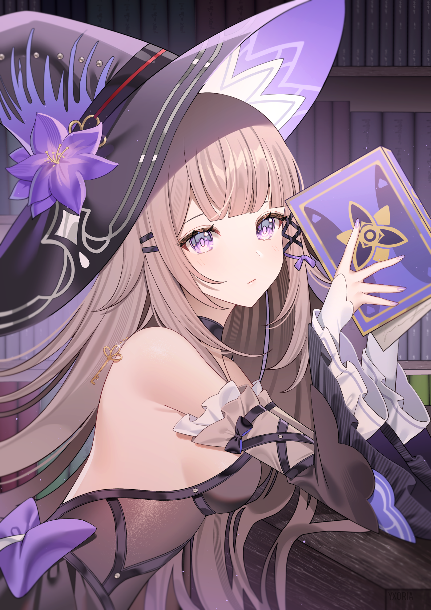 herta honkai:_star_rail no_bra witch yxoria