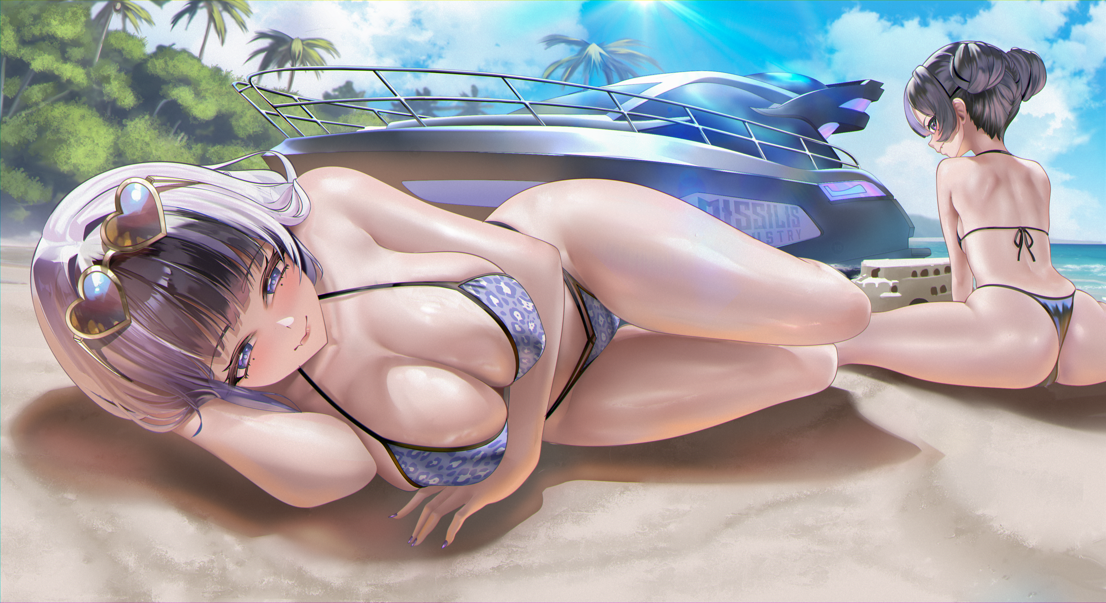 bikini goddess_of_victory:_nikke jien_(nikke) megane proxyl swimsuits syuen_(nikke) thong