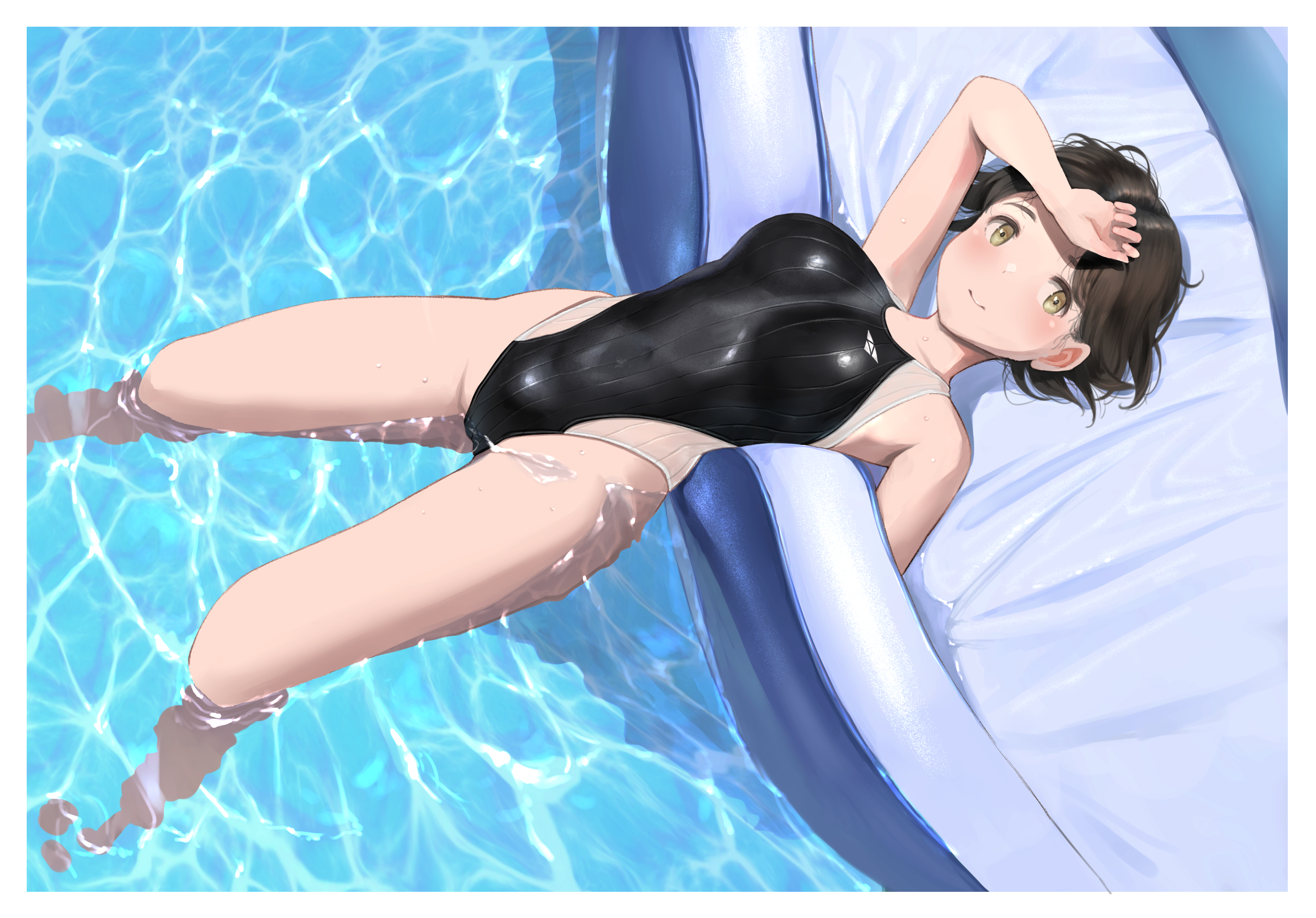 swimsuits wa_(genryusui) wet