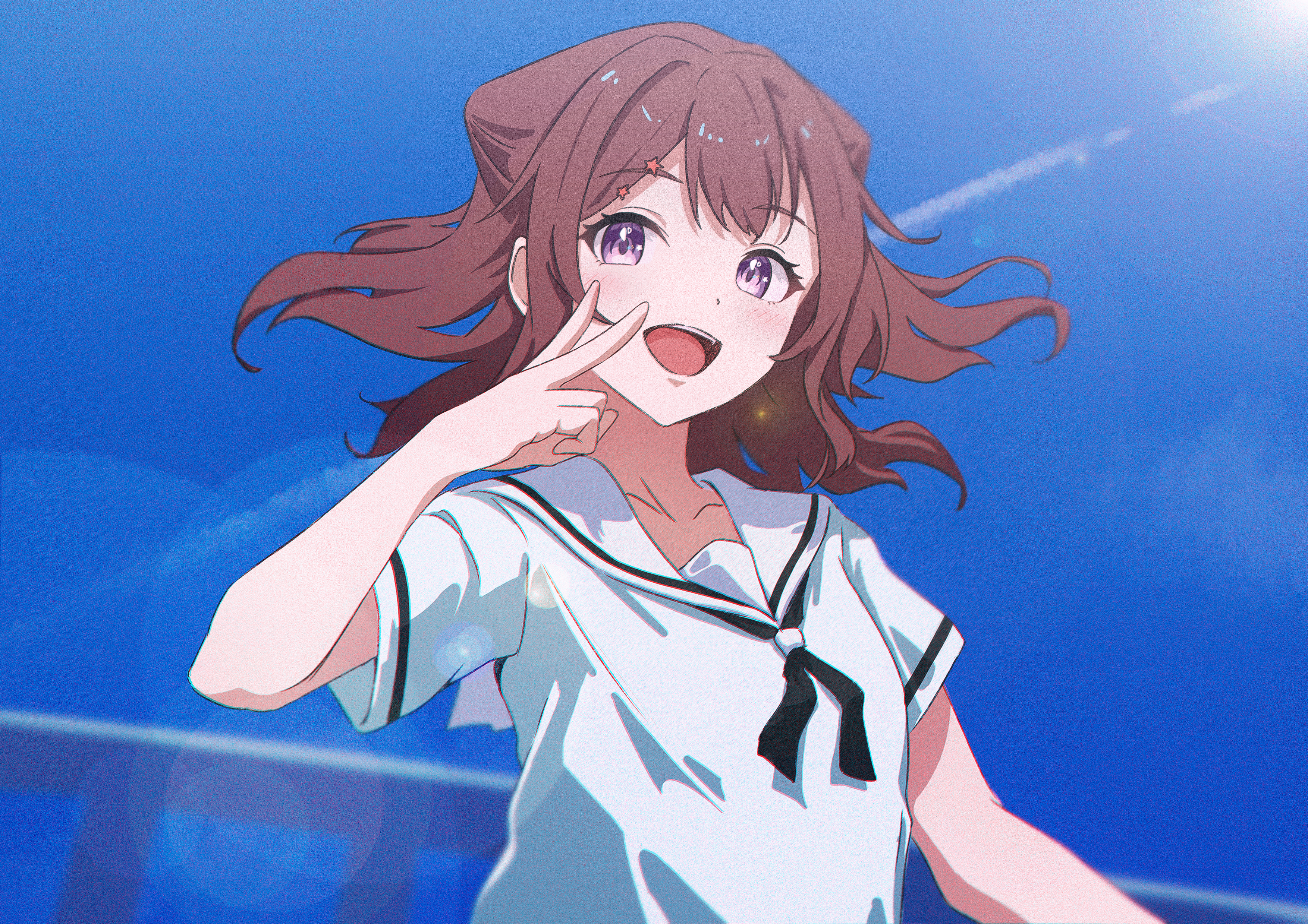 bang_dream! negoma54 seifuku toyama_kasumi