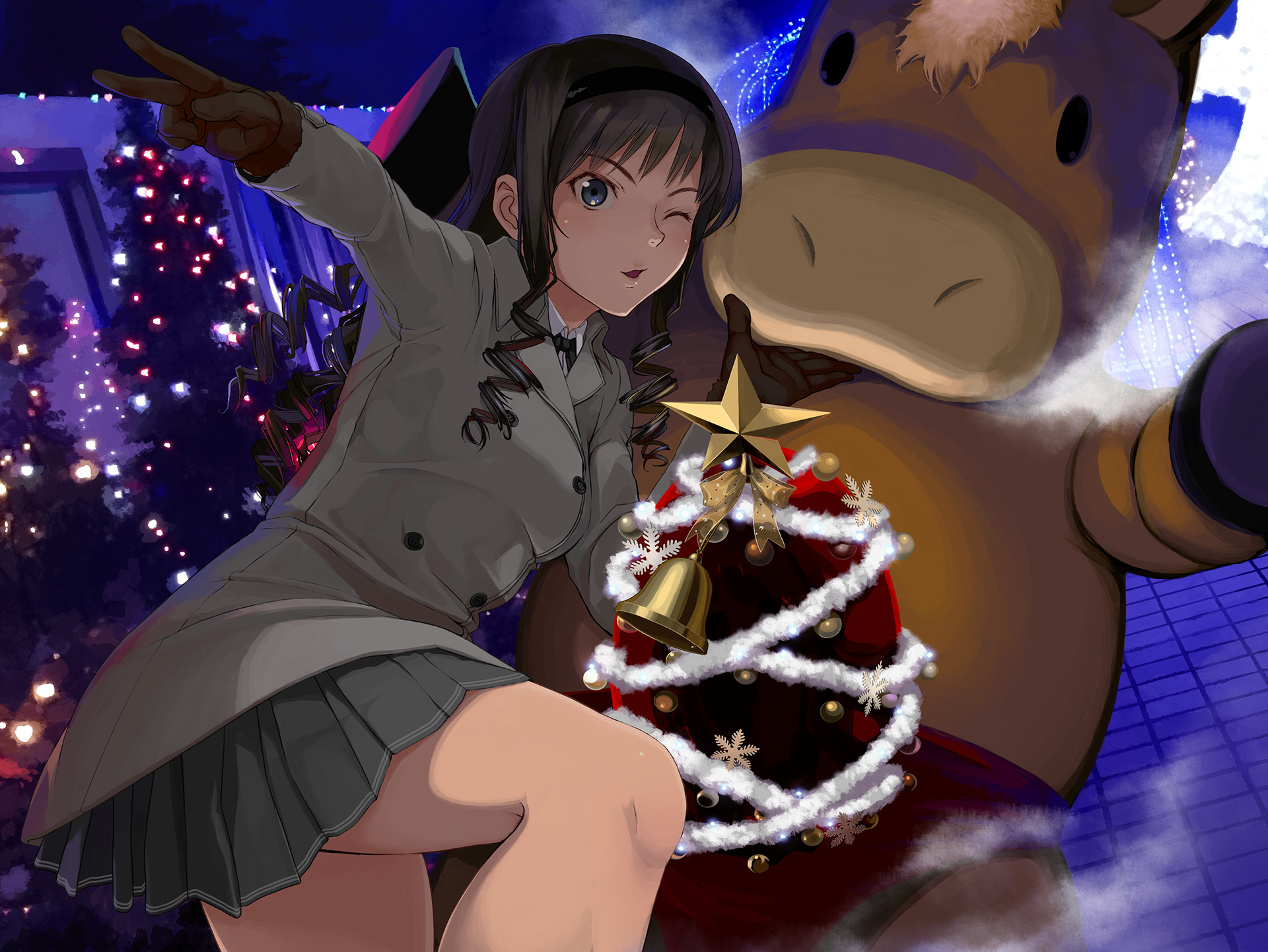 amagami christmas mimicle morishima_haruka seifuku tagme