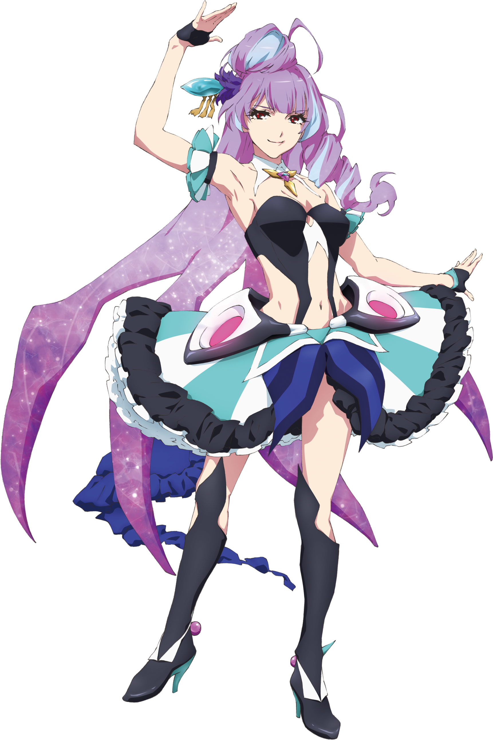 cleavage heels macross macross_delta mikumo_guynemer skirt_lift tagme transparent_png