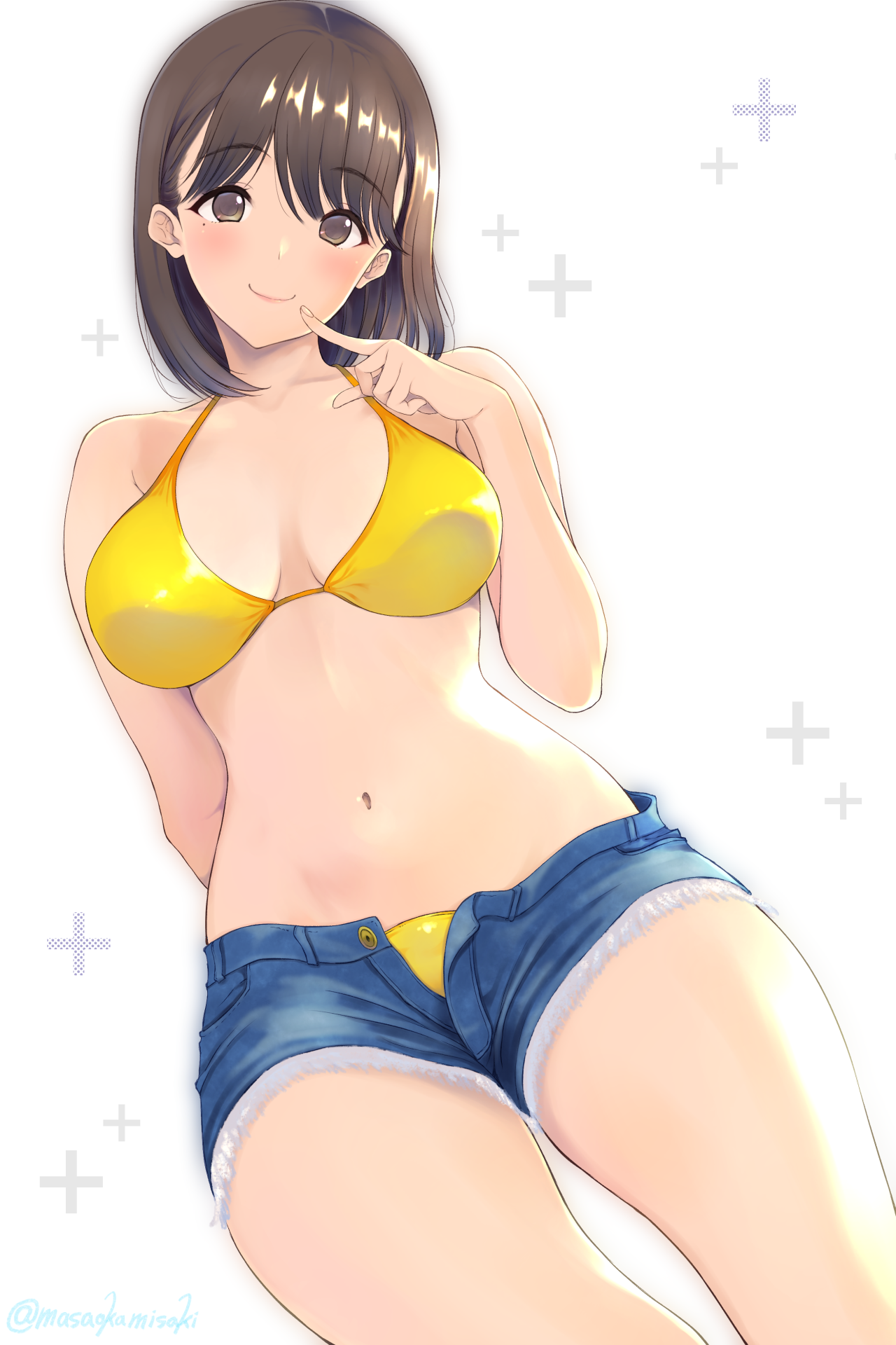 anegasaki_nene bikini cleavage love_plus masaoka_misaki swimsuits