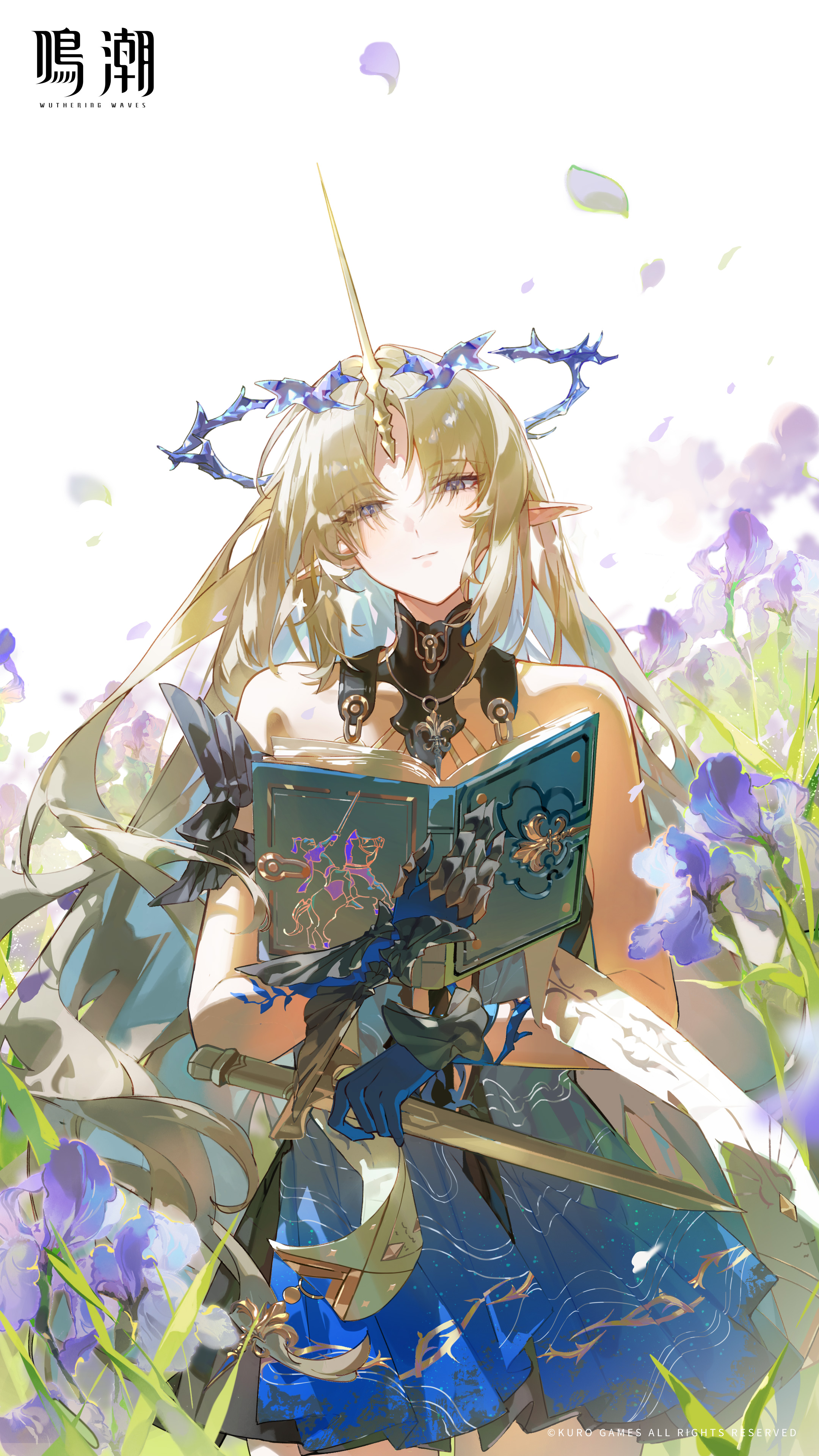 fleurdelys horns pointy_ears sword tagme wuthering_waves