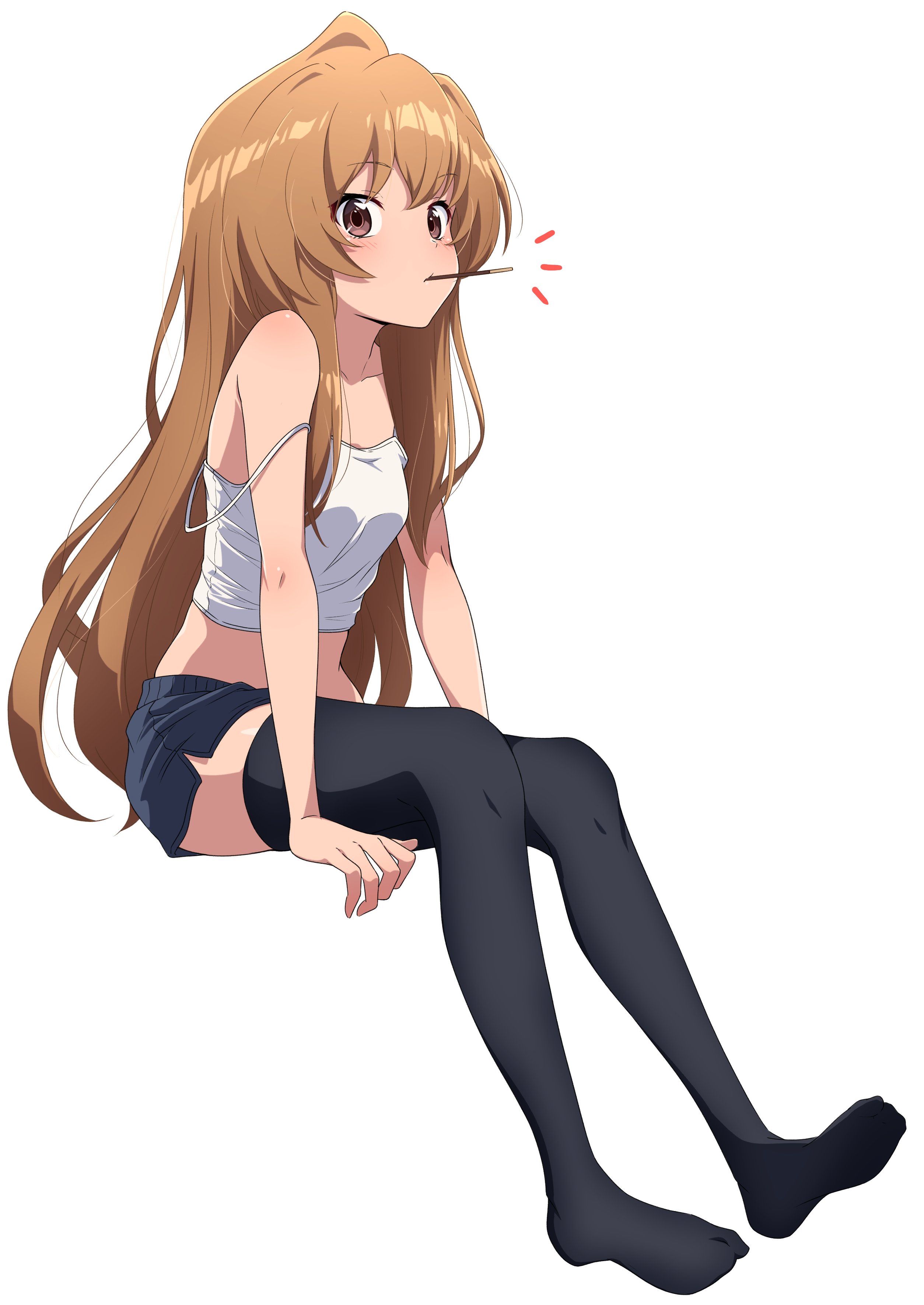 aisaka_taiga nishizuki_shino thighhighs toradora!