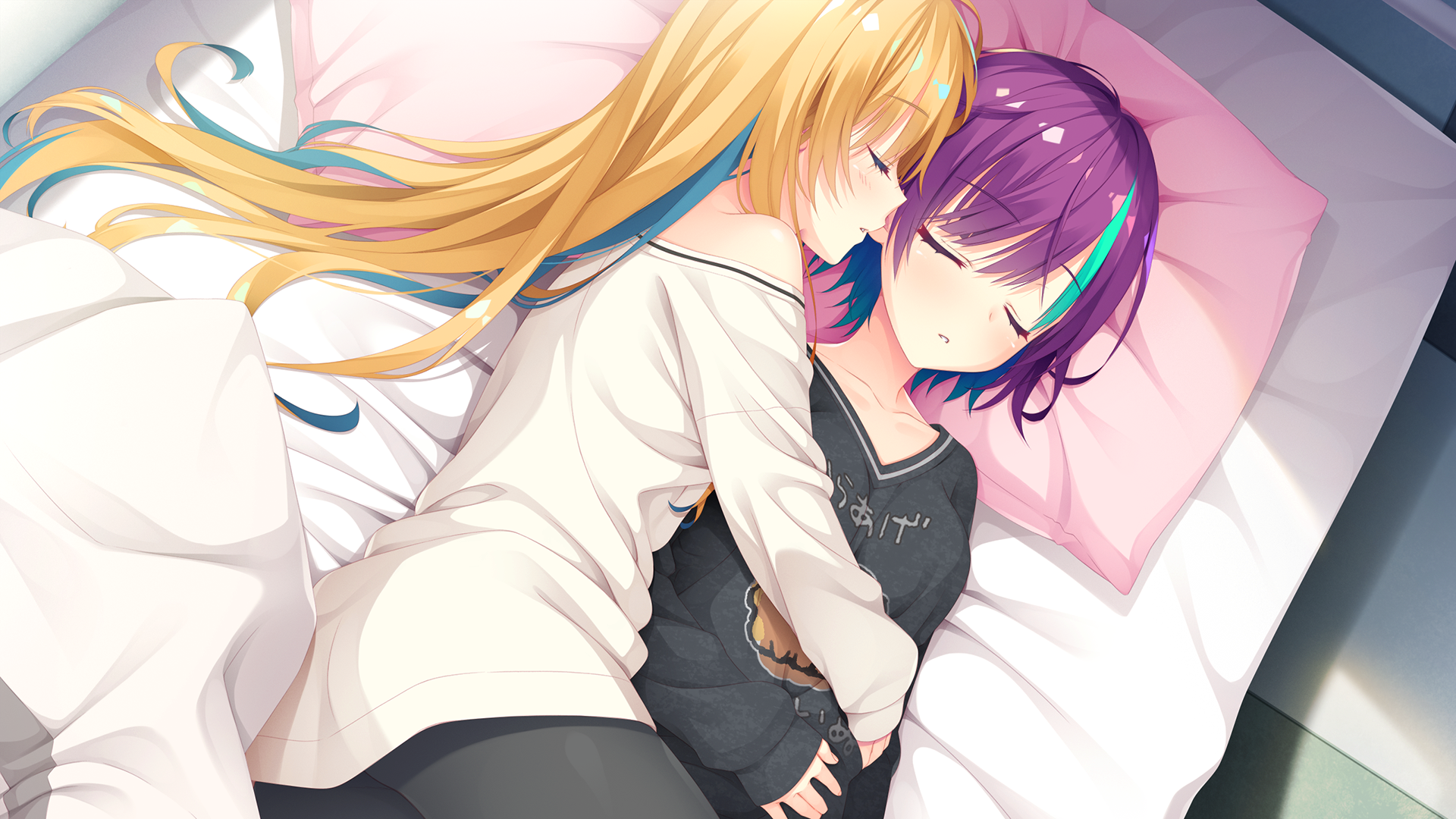 game_cg ibaraki_rino kido_tsubasa muririn parquet yuri yuzu-soft_sour