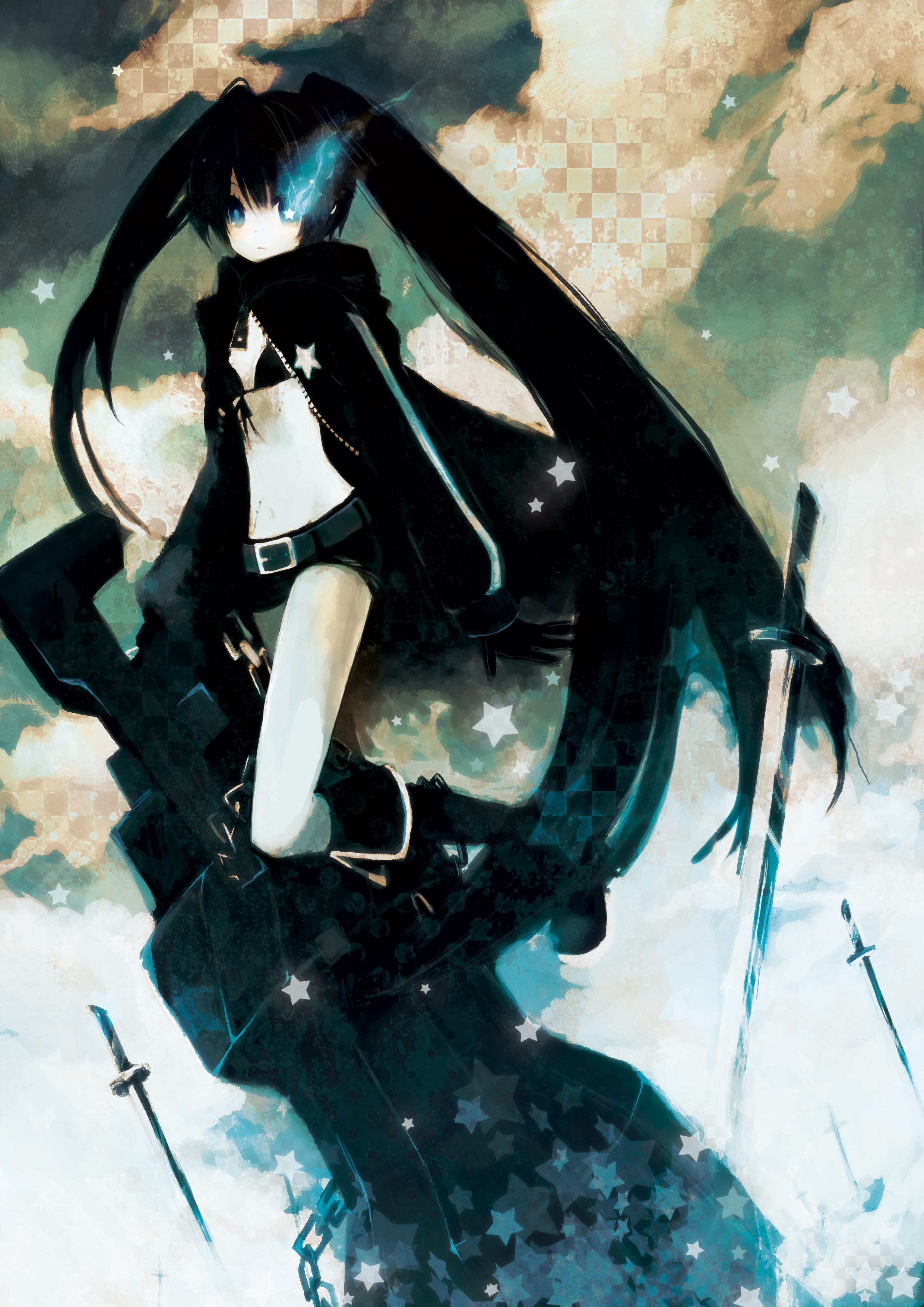 kashiwaba hisano black rock shooter vocaloid black rock shooter ...