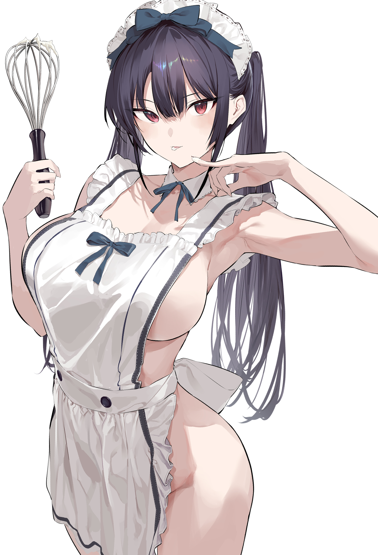 cream haite_kudasai_takamine-san hiiragi_yuuichi maid naked_apron takamine_takane