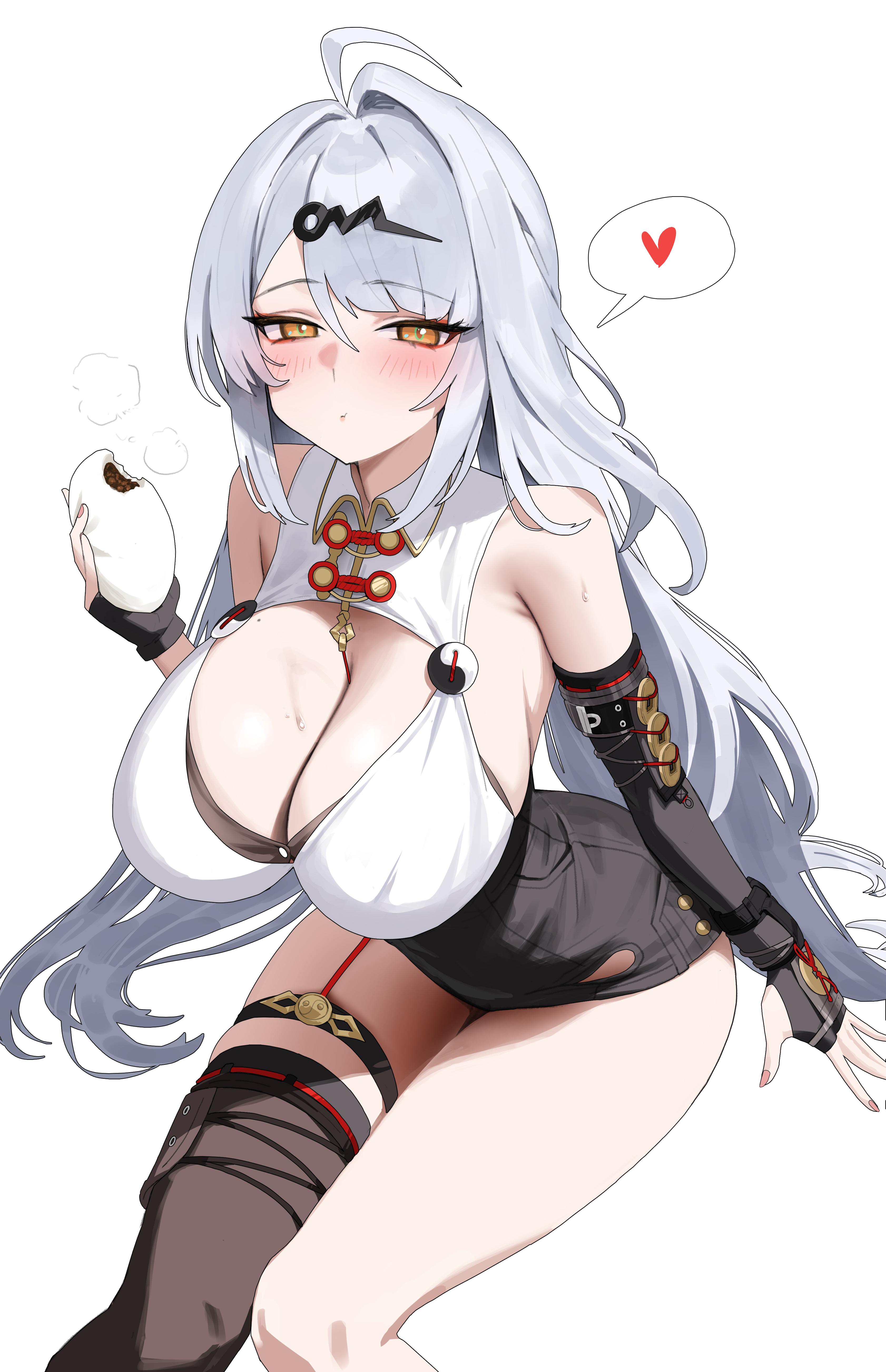 asian_clothes bby garter no_bra thighhighs wet yi_xuan zenless_zone_zero