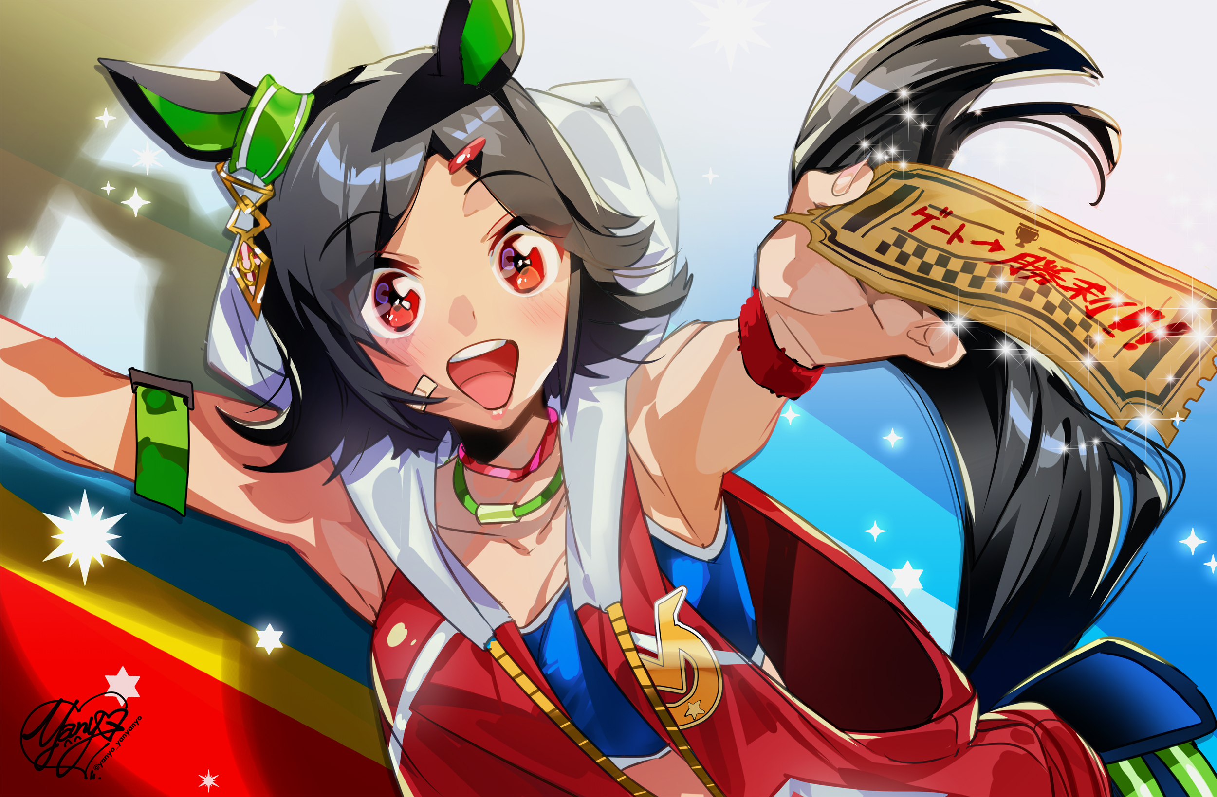 animal_ears tail uma_musume_pretty_derby uniform winning_ticket_(umamusume) yanyo