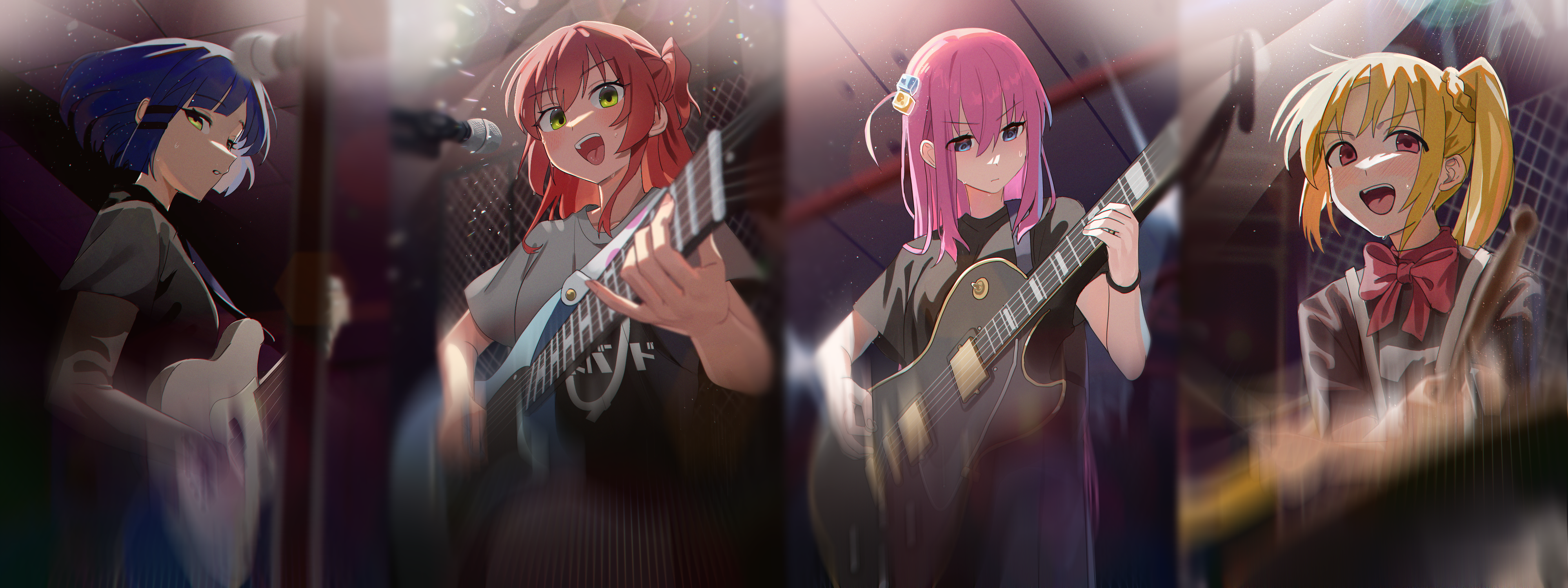 bocchi_the_rock! gotou_hitori guitar ijichi_nijika jiki_(gkdlfnzo1245) kita_ikuyo yamada_ryou