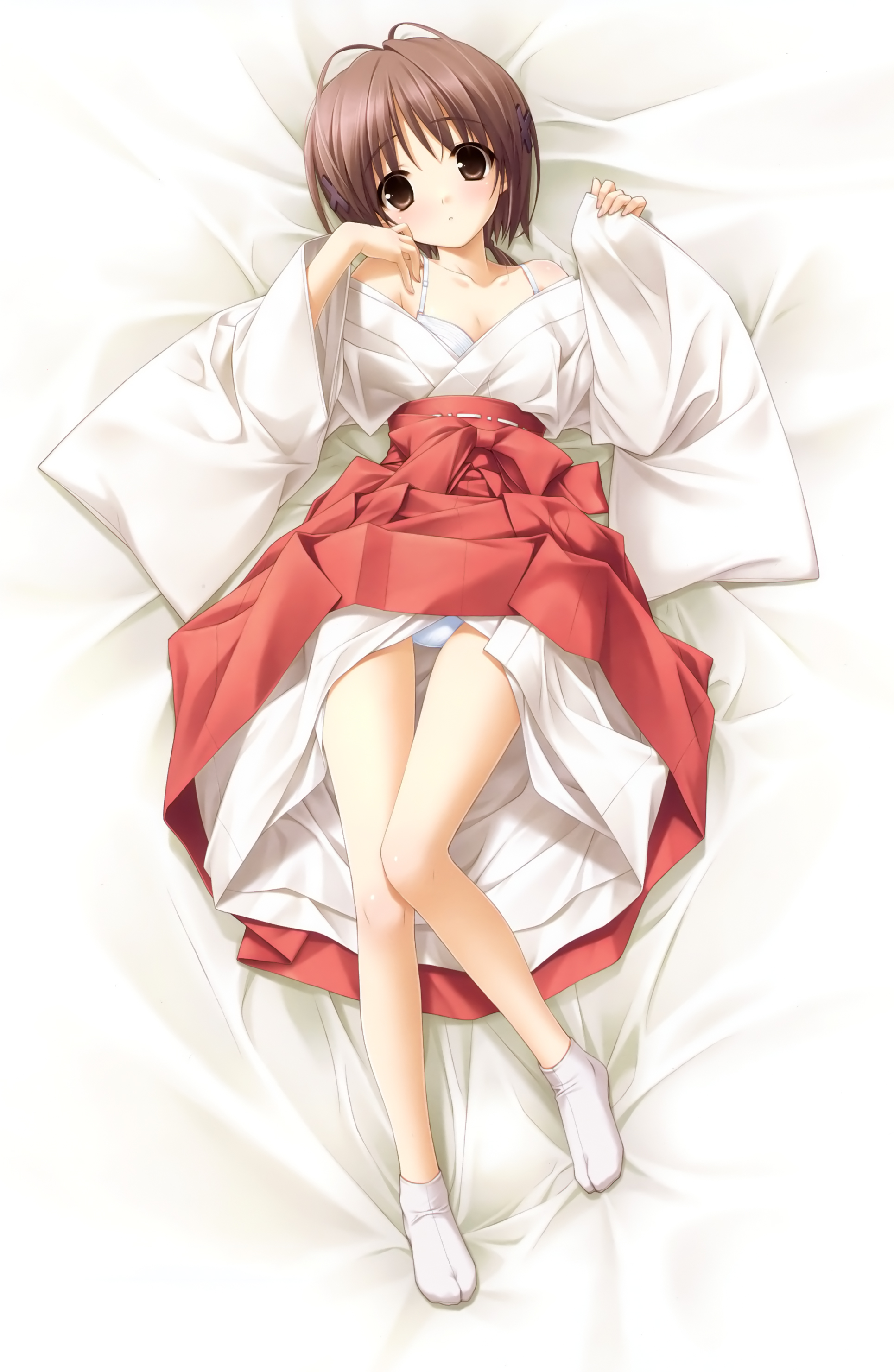 amatsume_akira bra dakimakura hashimoto_takashi miko pantsu sphere yosuga_no_sora