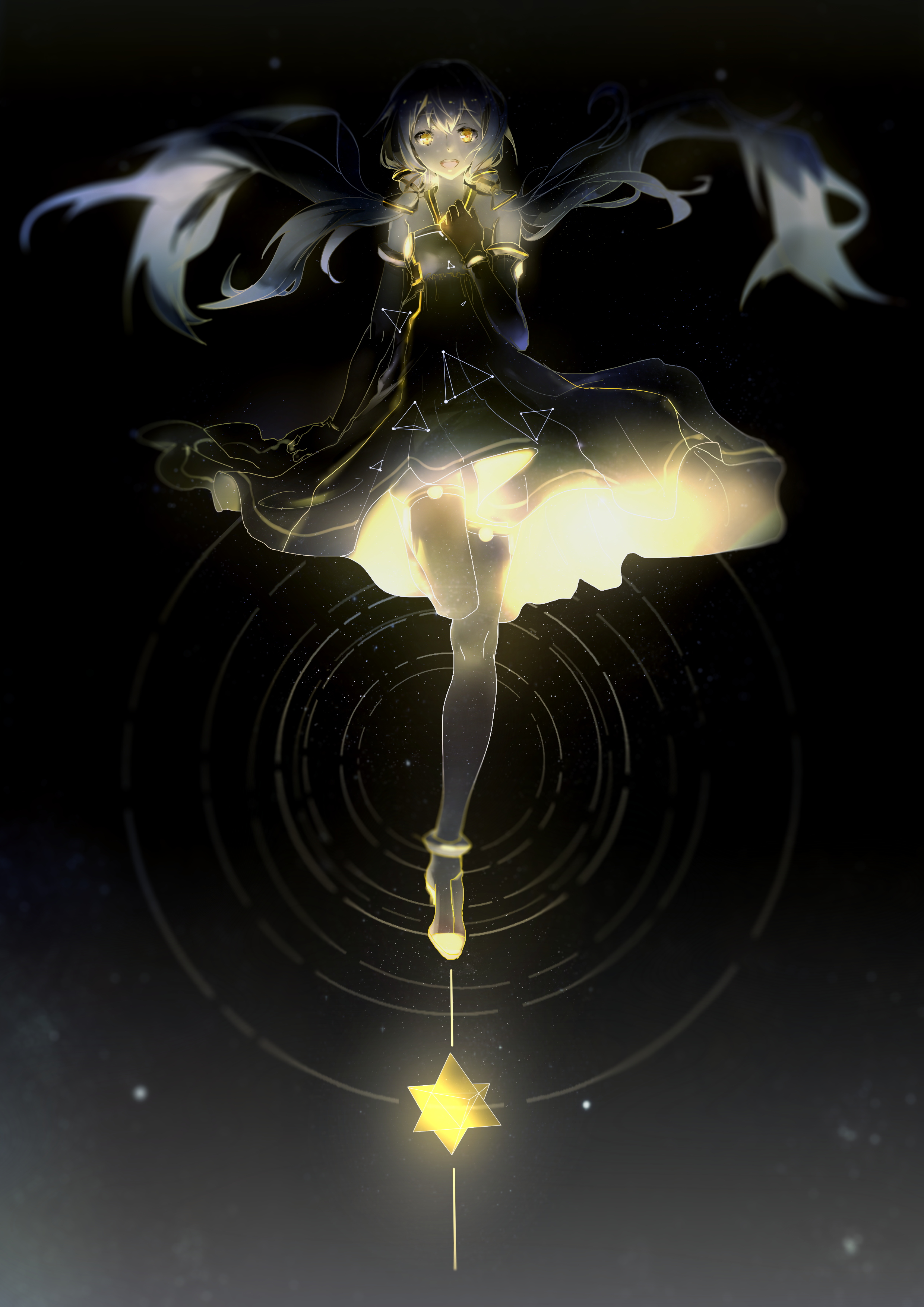 dress stardust_(vocaloid) thighhighs vocaloid yyb