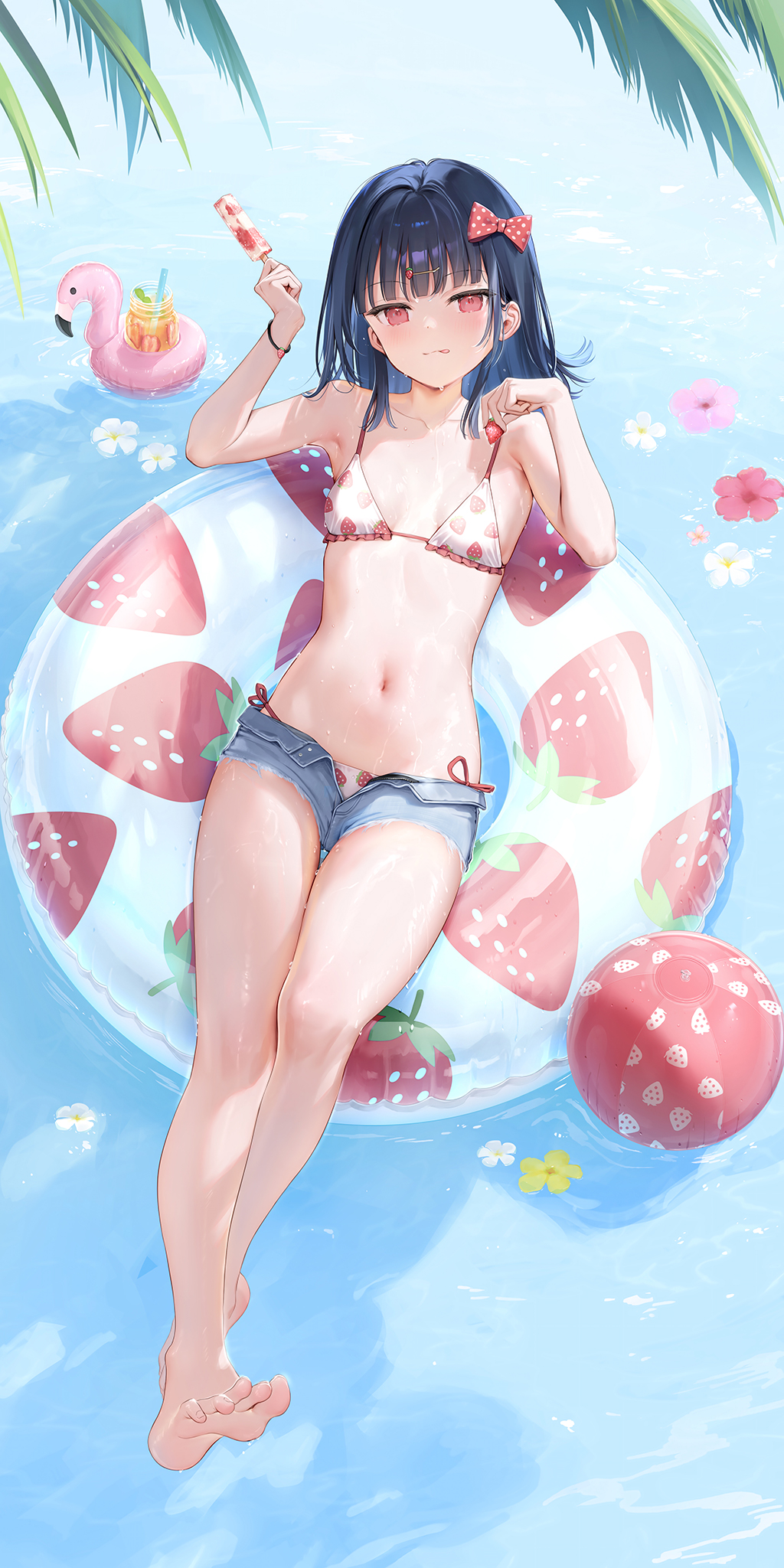 bikini ichigo_(mignon) mignon swimsuits wet