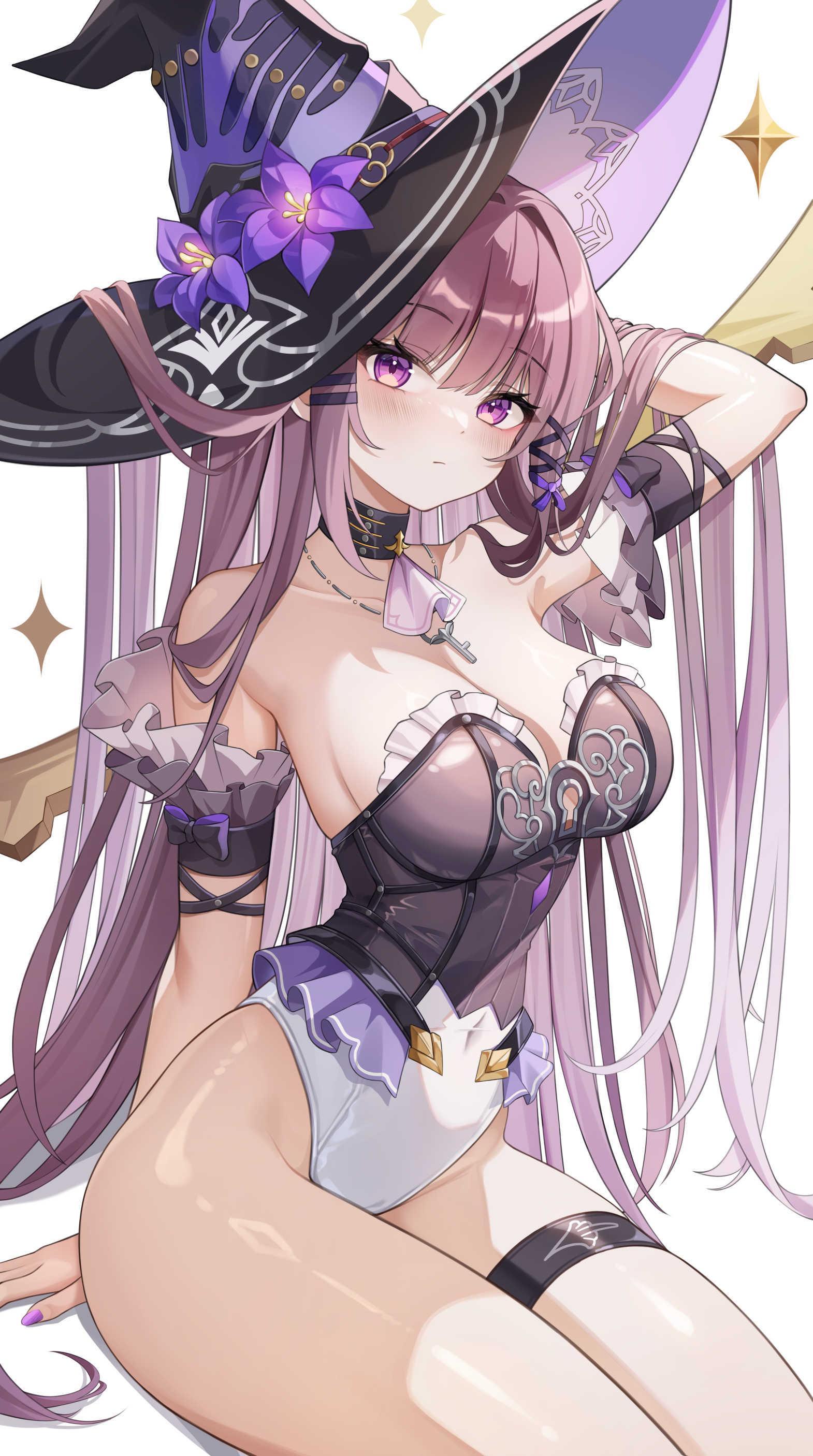 garter herta honkai:_star_rail leotard tagme witch