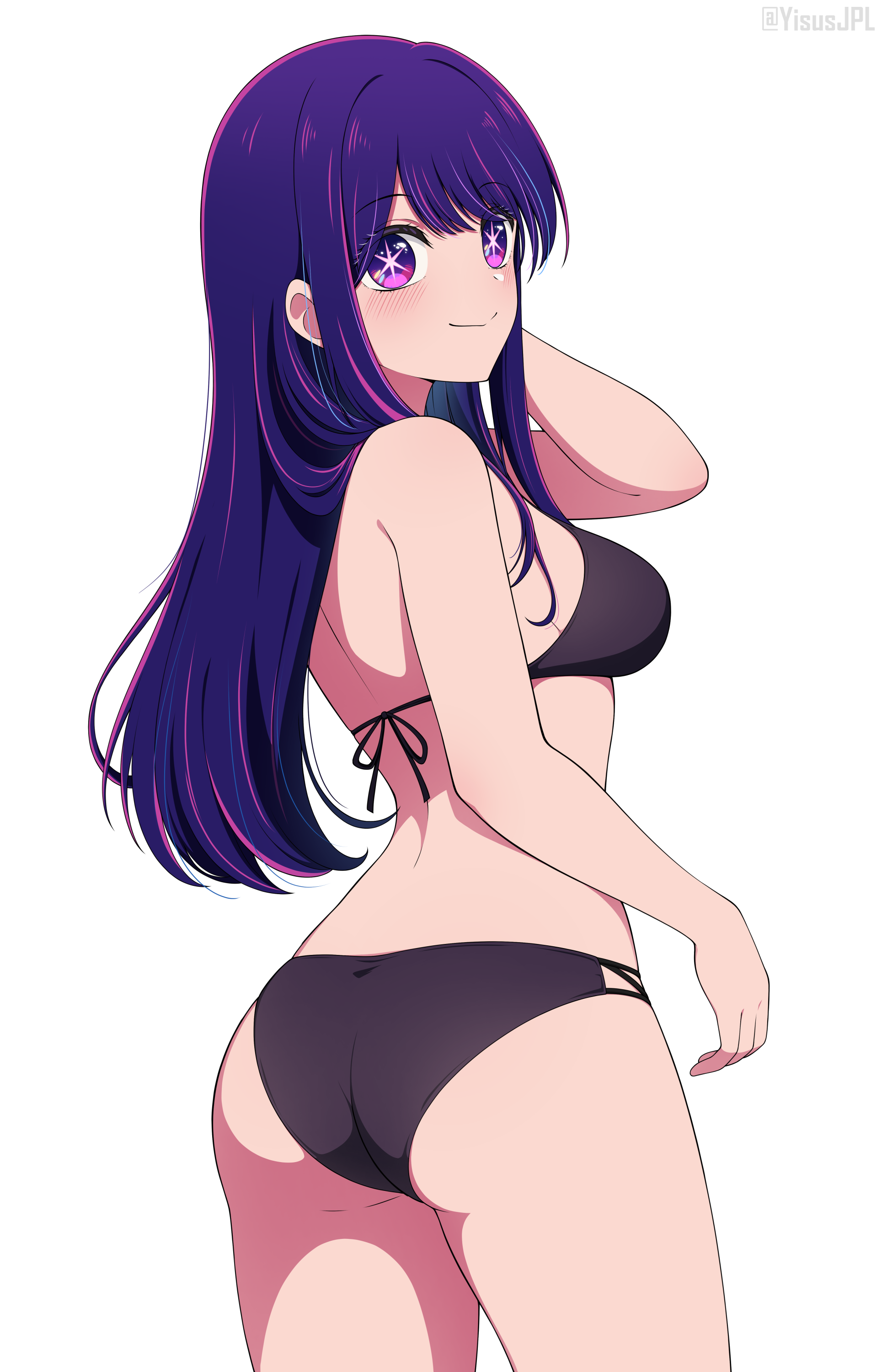 [oshi_no_ko] ass bikini hoshino_ai swimsuits yisusjpl