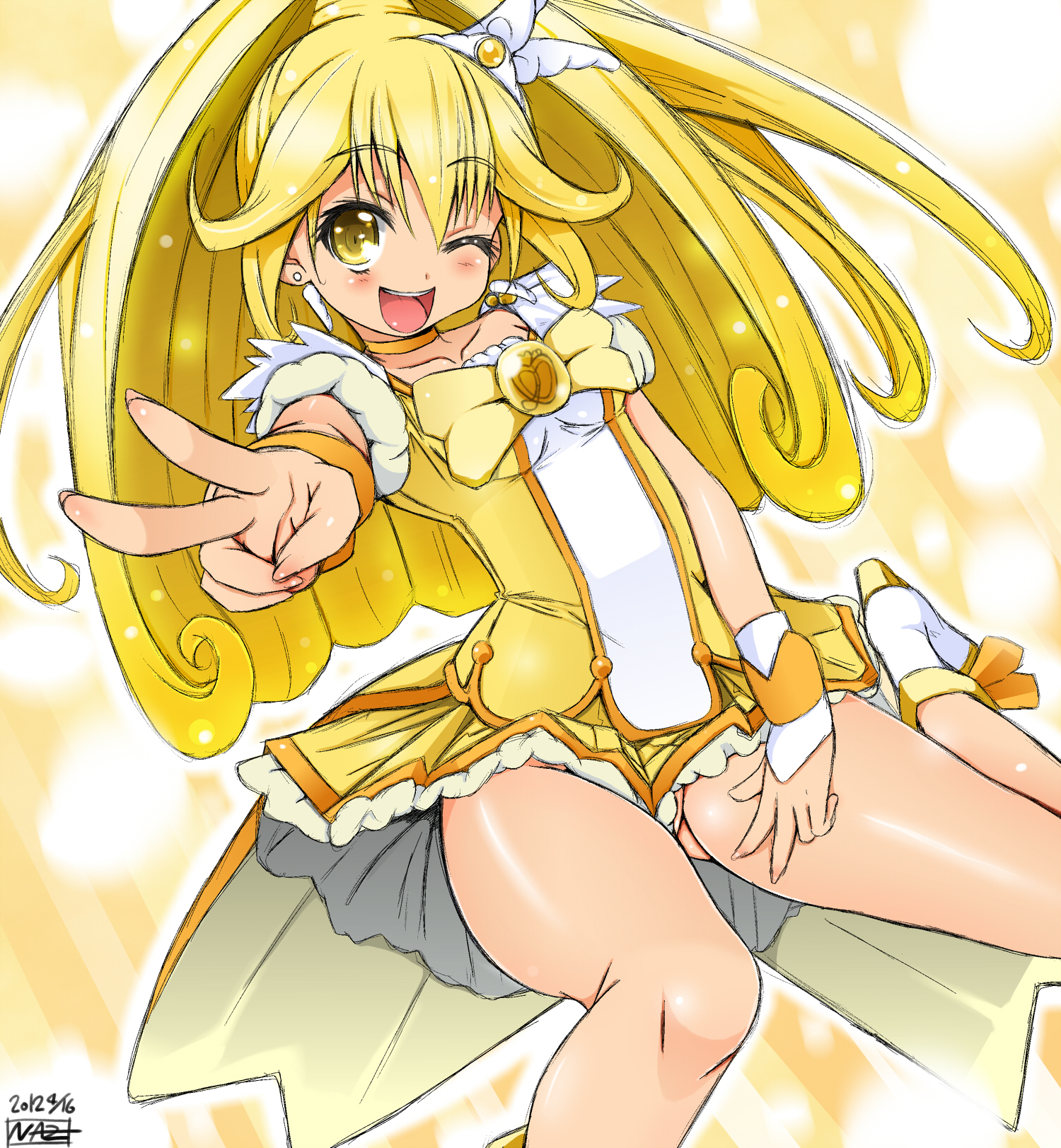 kise_yayoi naz nopan precure smile_precure!