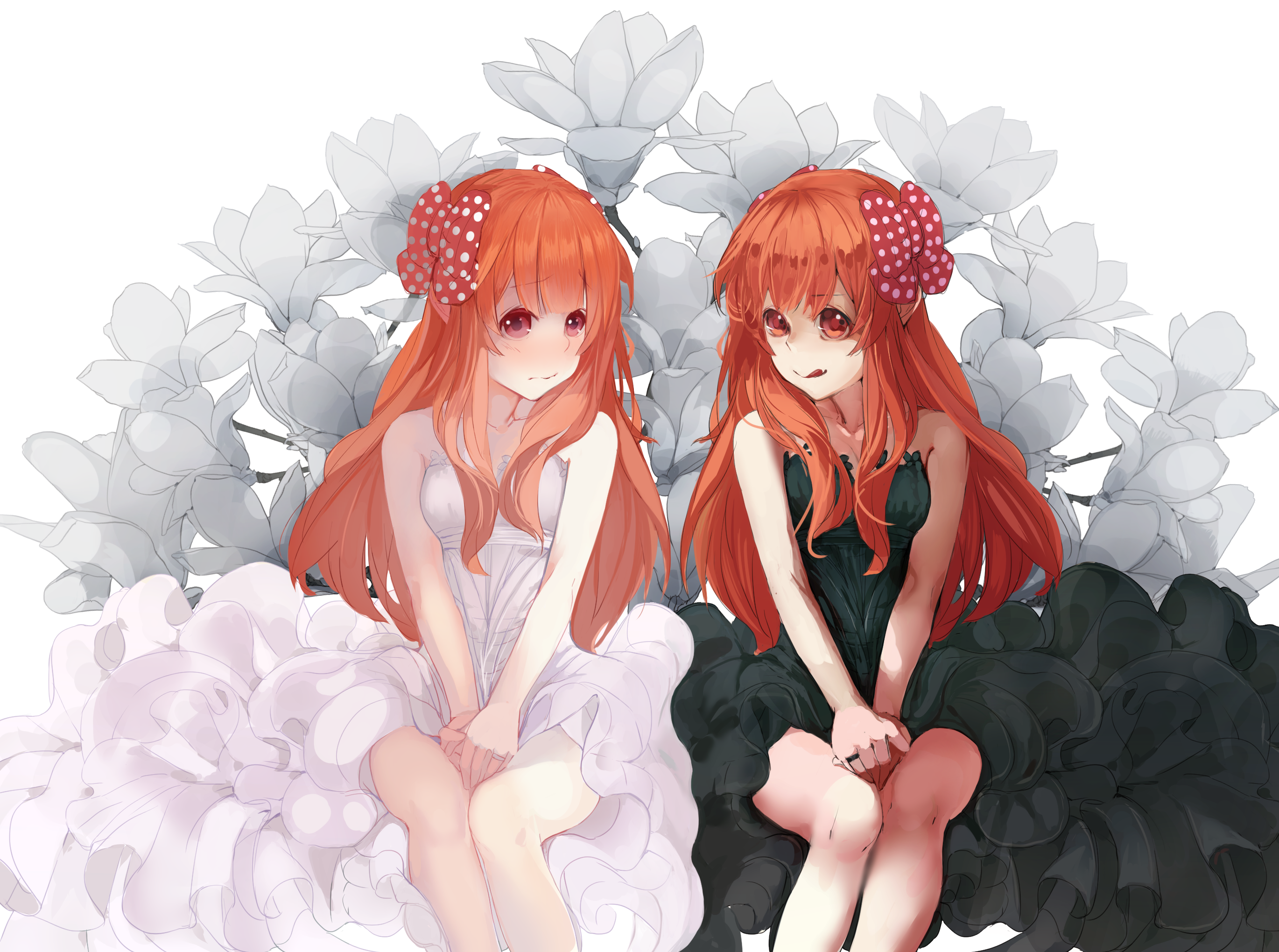 cleavage dress gekkan_shoujo_nozaki-kun object_spring sakura_chiyo