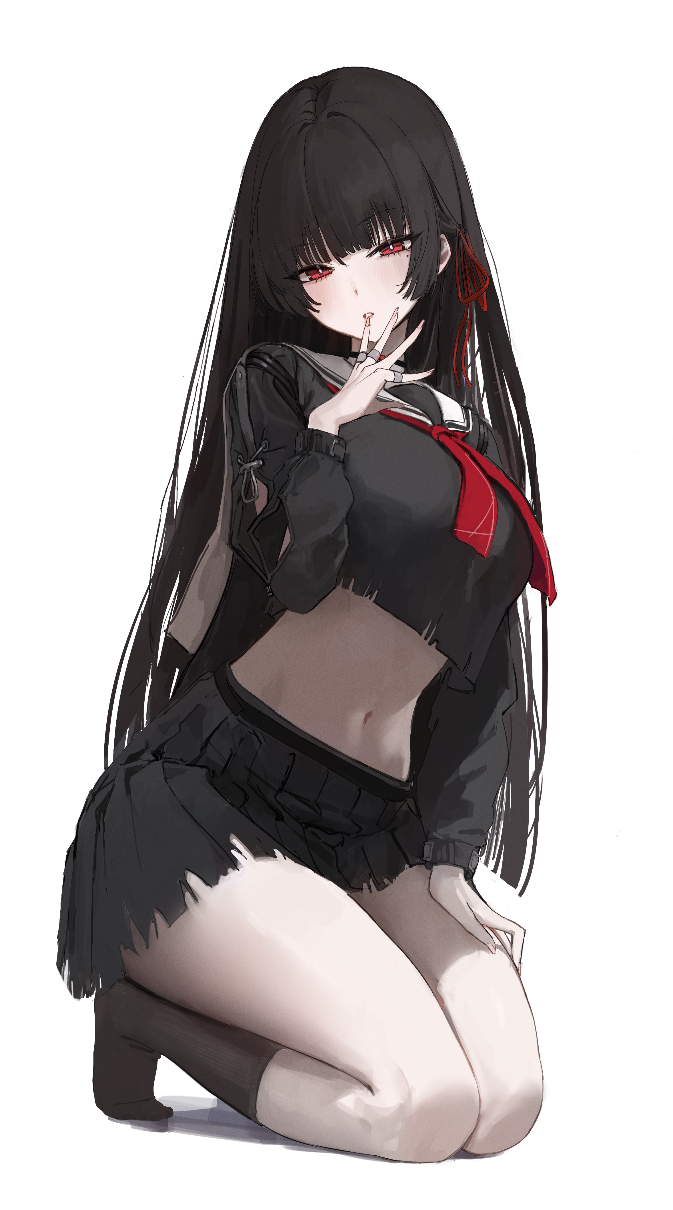 chisa laneigu seifuku torn_clothes wuthering_waves