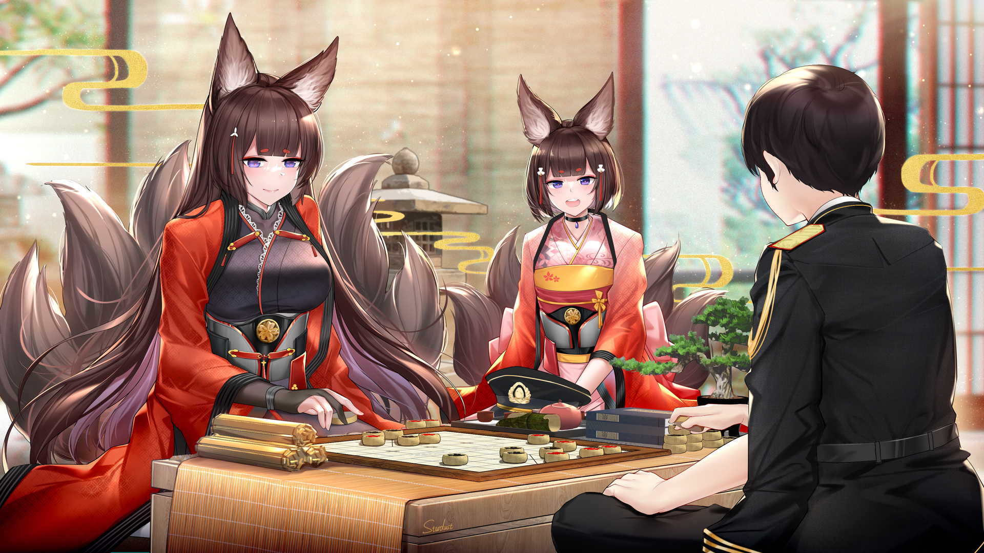 Amagi Azur Lane Wallpaper Azur Lane Admiral Azur Lane Amagi Azur Lane Animal Ears Japanese Clothes Kitsune Tagme Tail Uniform Wallpaper 768322 Yande Re yande re
