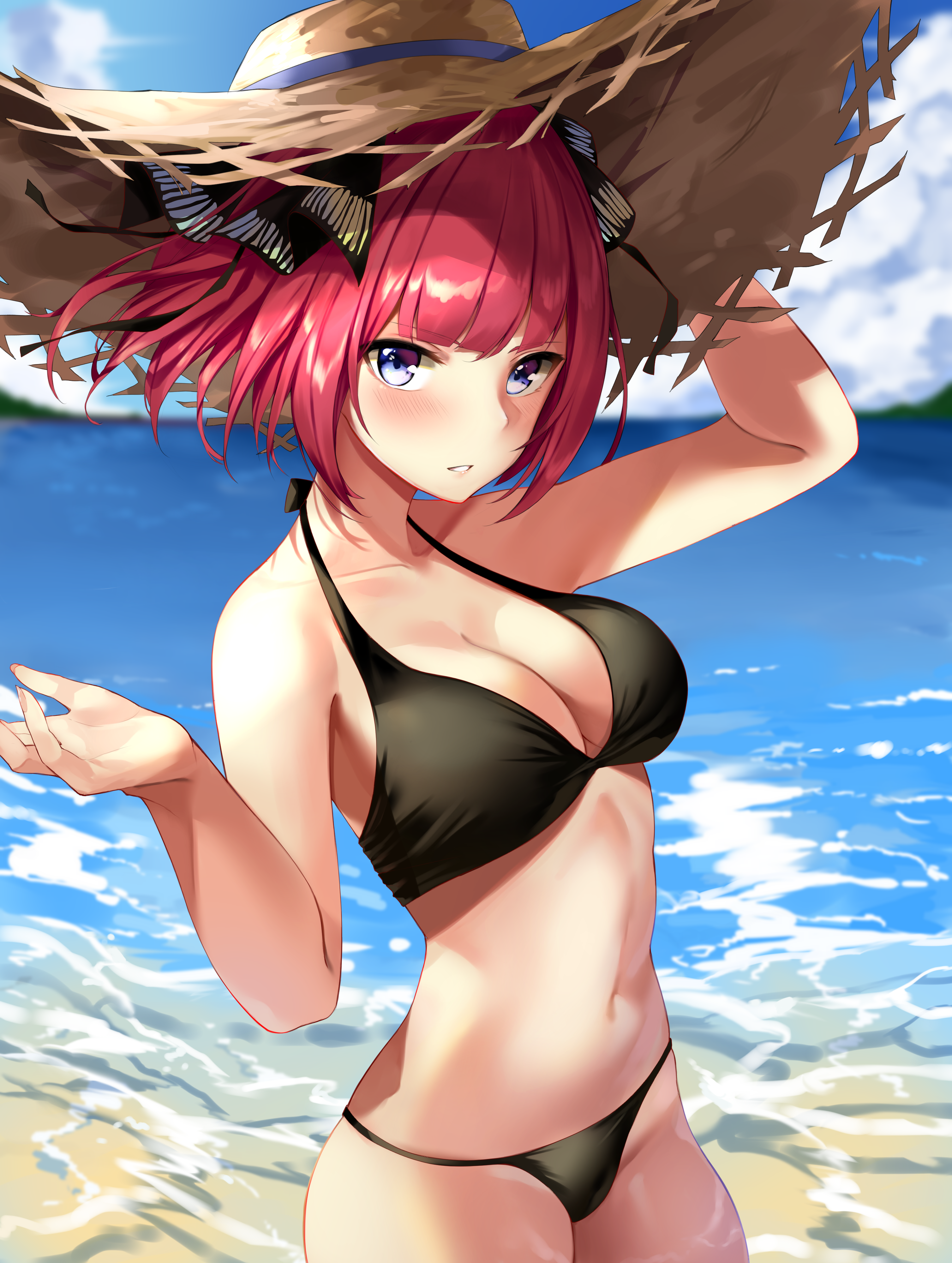 star741 5-toubun no hanayome nakano nino bikini cleavage swimsuits |  #551402 | yande.re