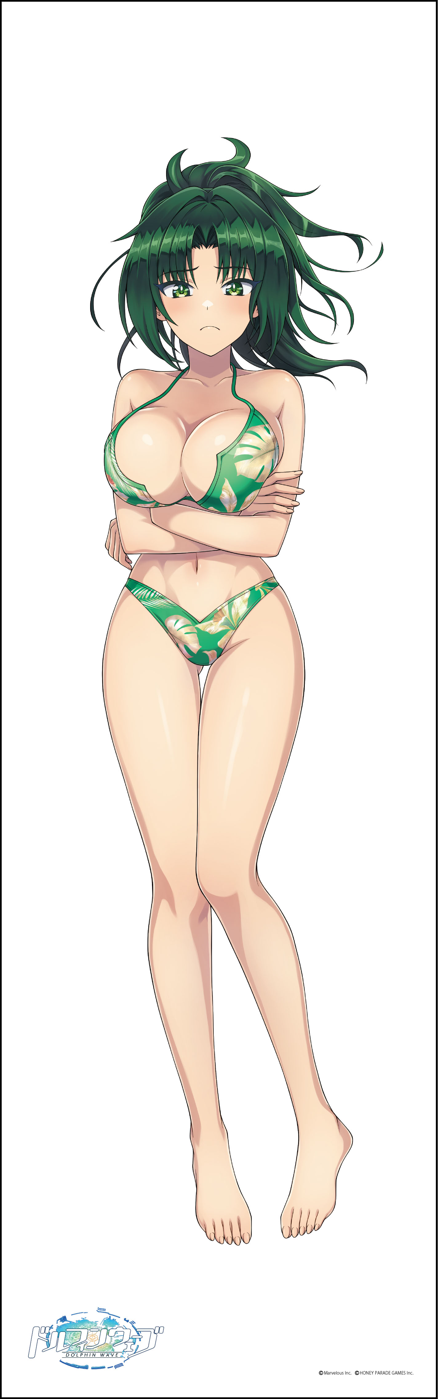 bikini dakimakura dolphin_wave harunami_anri swimsuits takuji