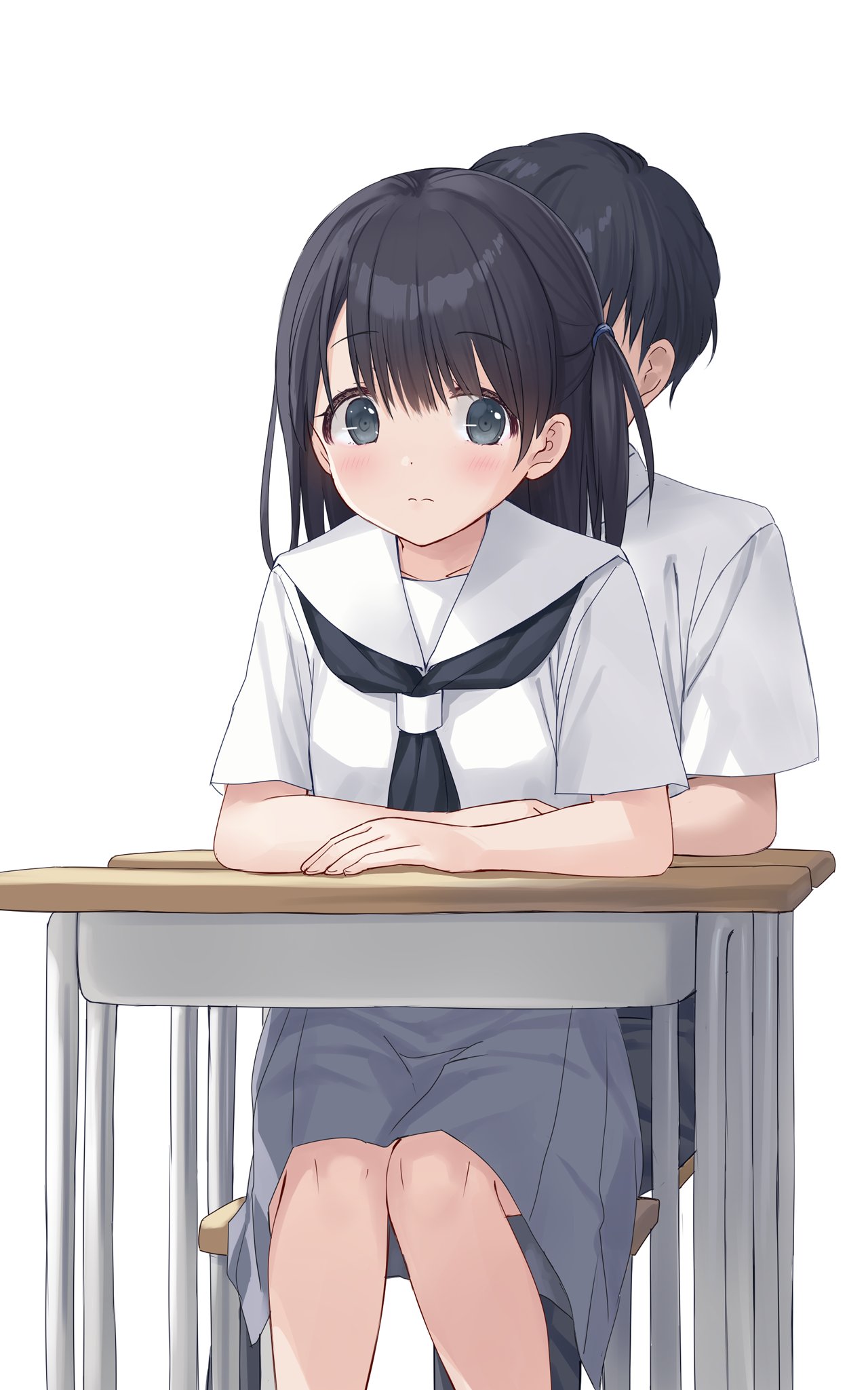 na-ga seifuku skirt_lift