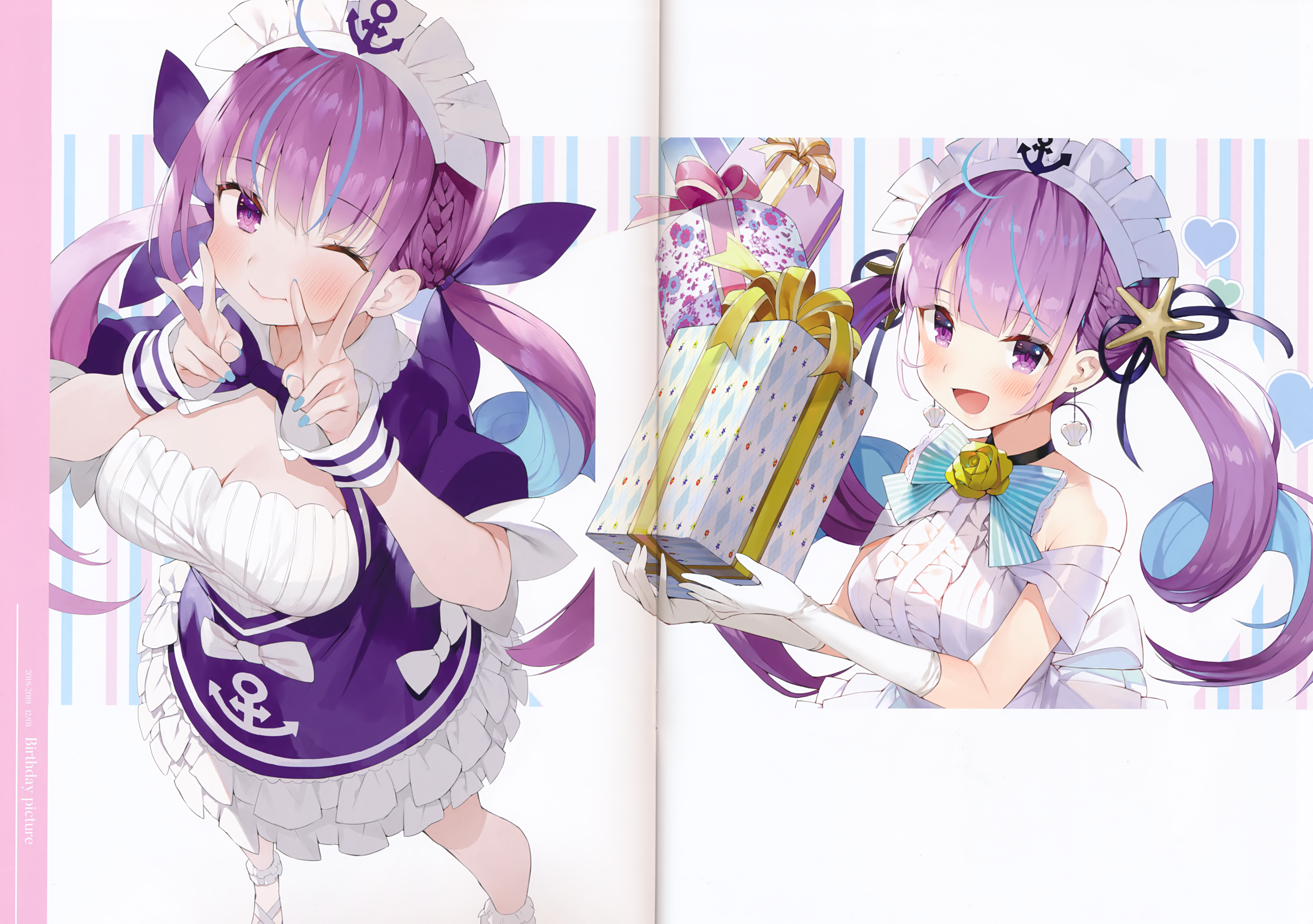 crease fixme gaou hololive macaron_taitei minato_aqua