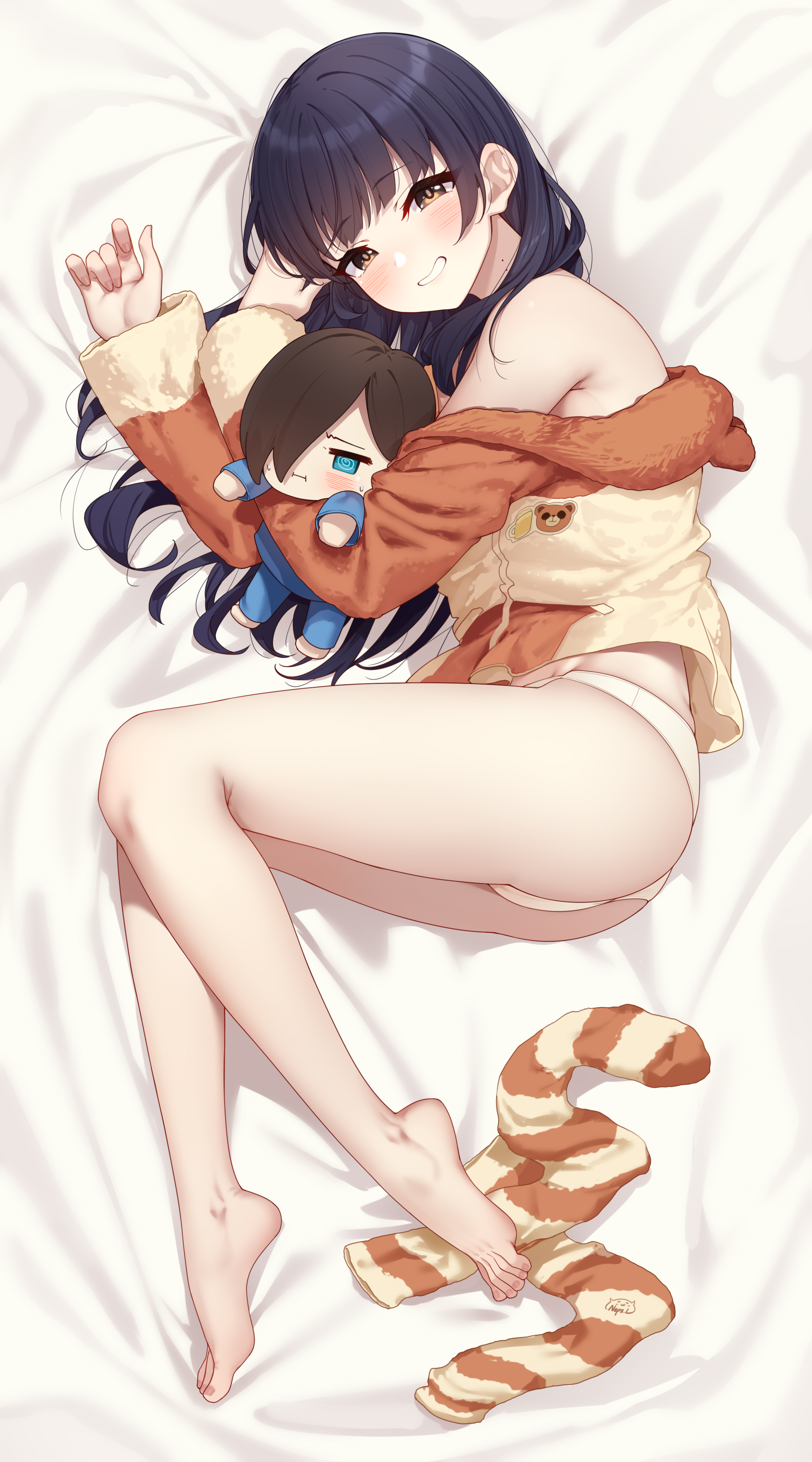 boku_no_kokoro_no_yabai_yatsu chibi dakimakura ichikawa_kyoutarou neps-l pantsu yamada_anna