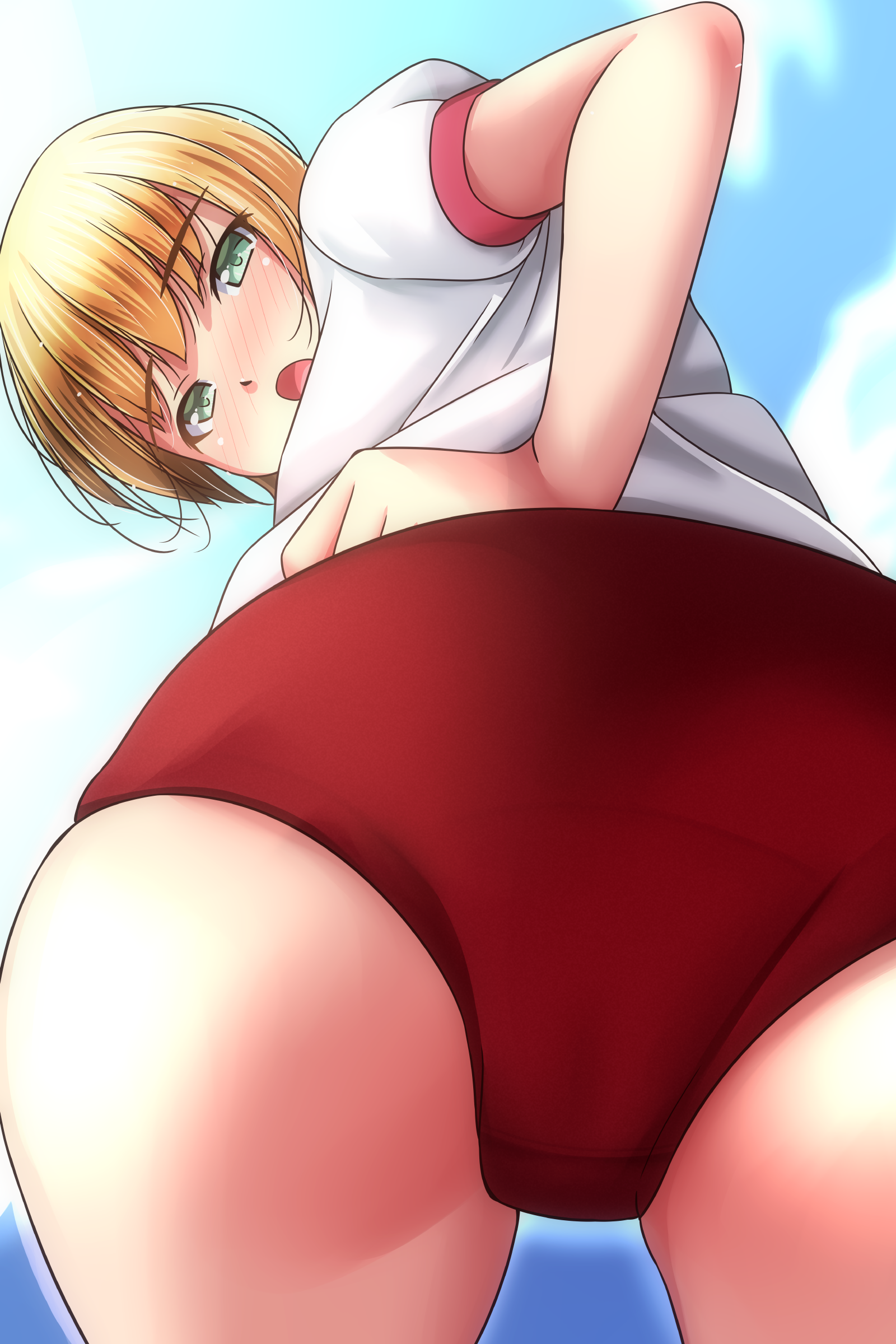 ass buruma gym_uniform loli matsunaga_kouyou