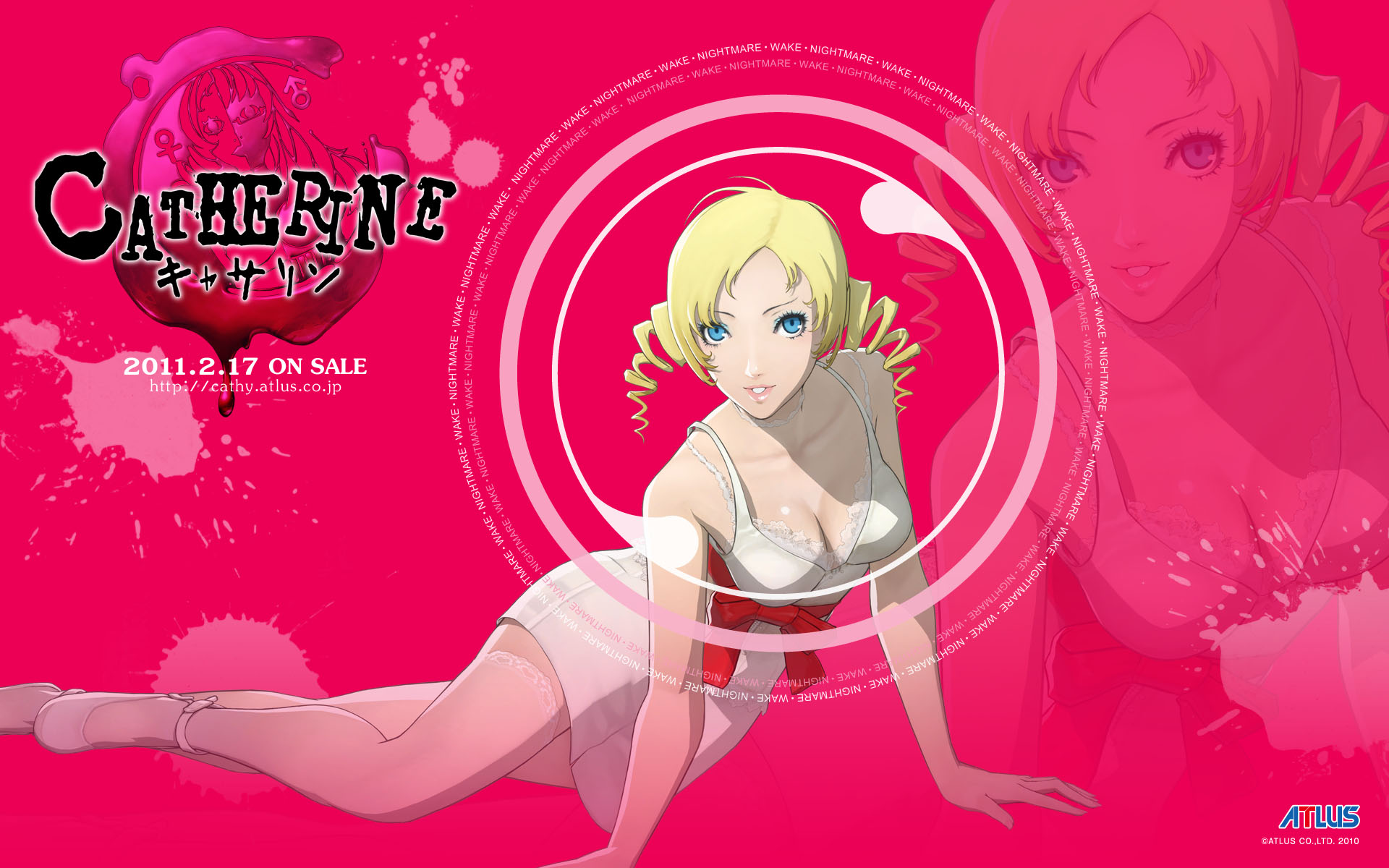 Катрин игра. Catherine (2011). Кэтрин игра ps3. Catherine игра 3d. Игра Catherine Wallpapers.