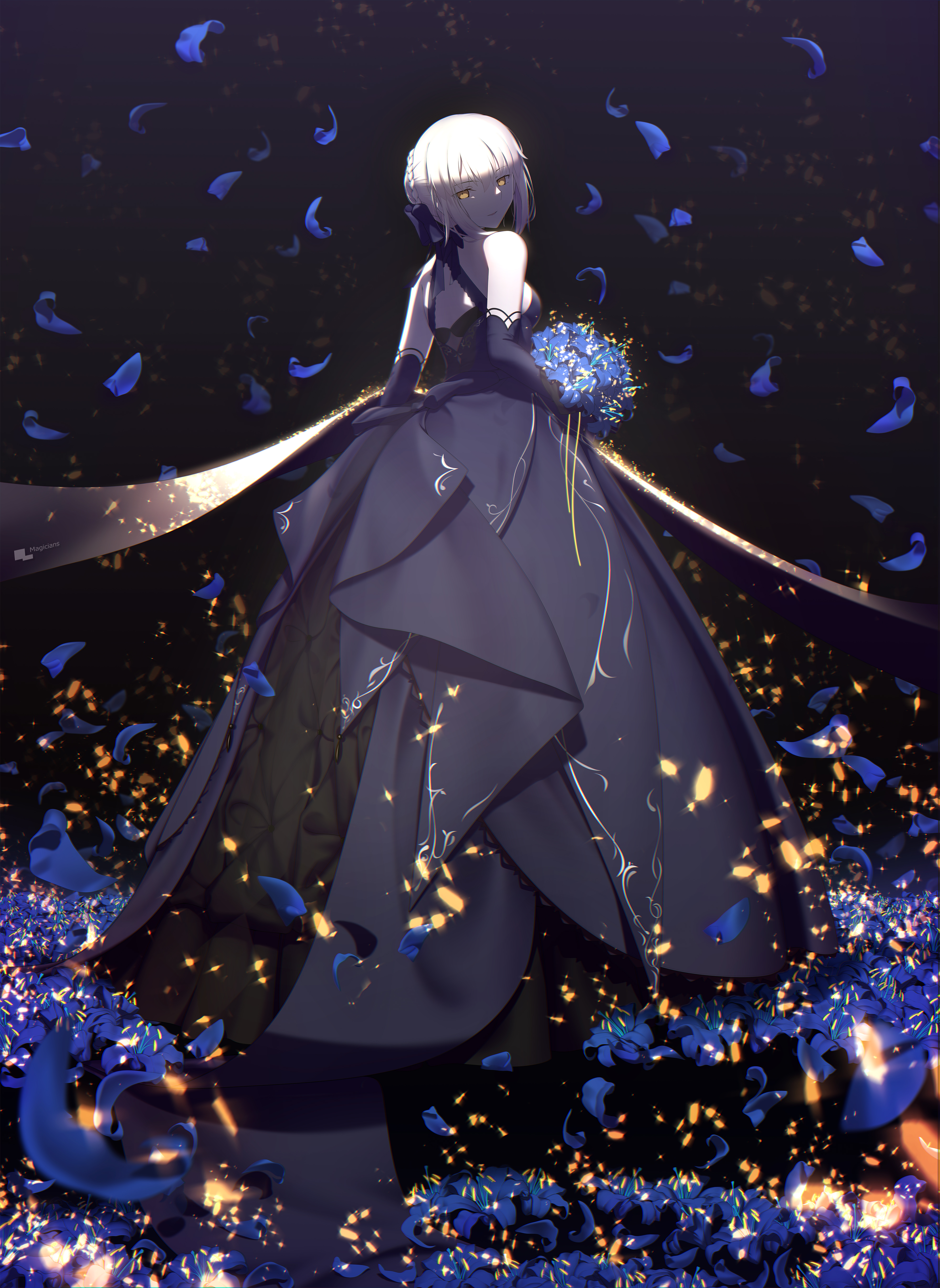 magicians fate/grand order fate/stay night saber saber alter dress ...