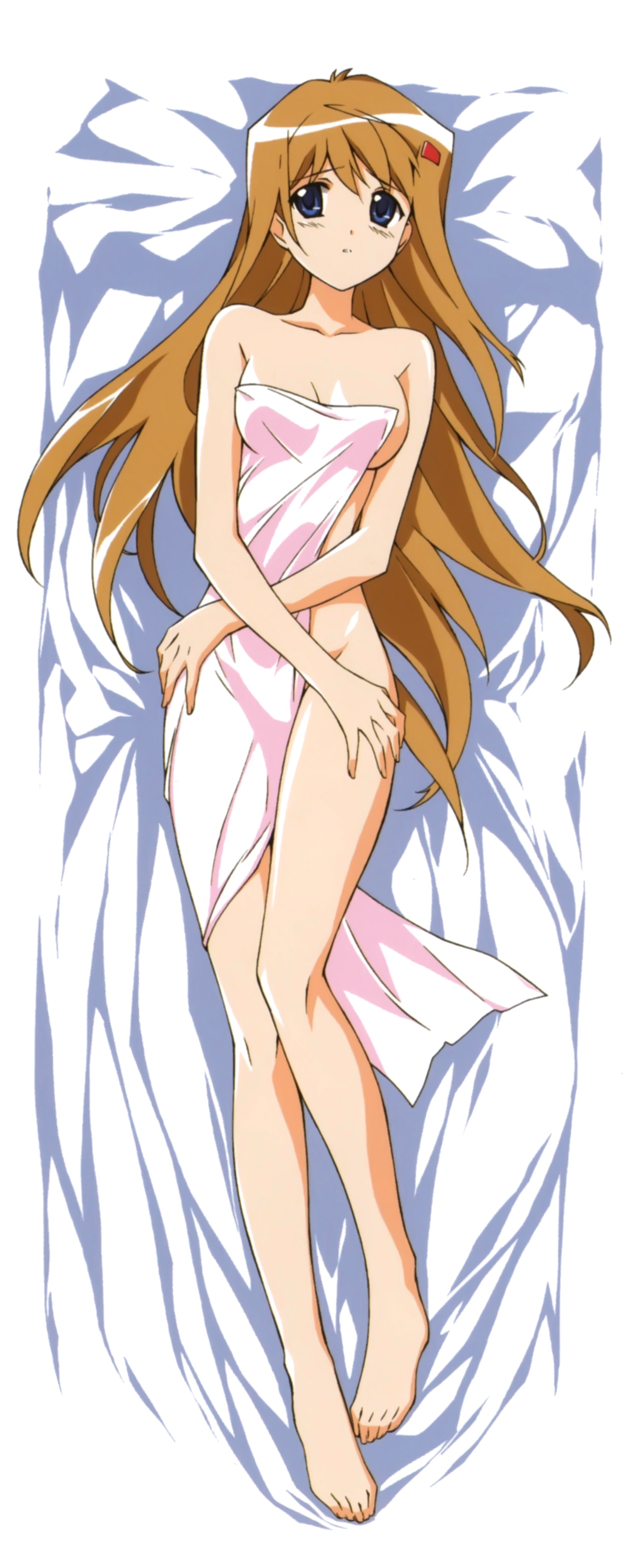 dakimakura hiiragi_akao jinki jinki_extend naked towel tsunashima_shirou