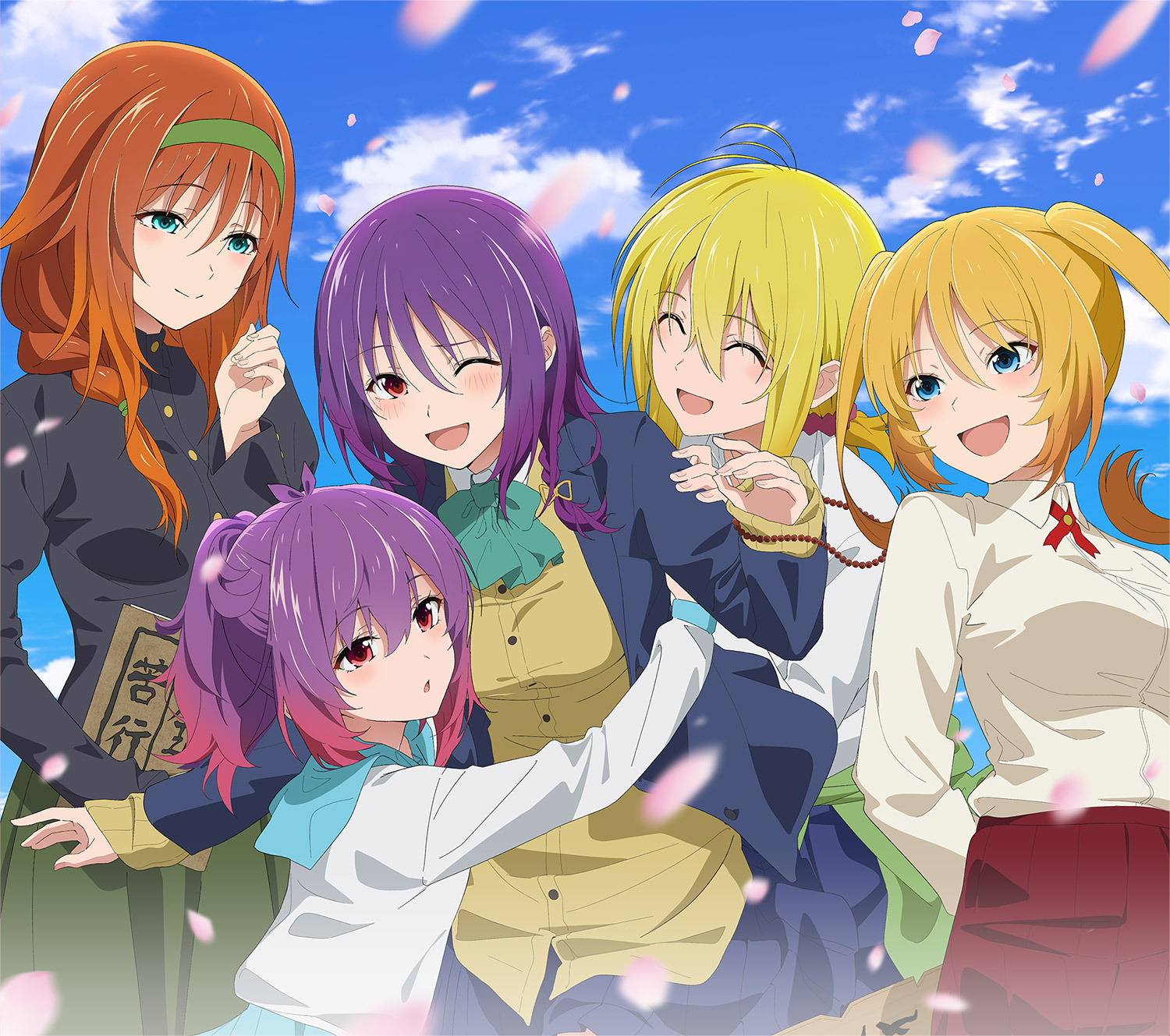 aoba_kurage aoba_tsukuyo aoba_yuzuki kagura_baldwin mia_christoph seifuku sweater tagme temple