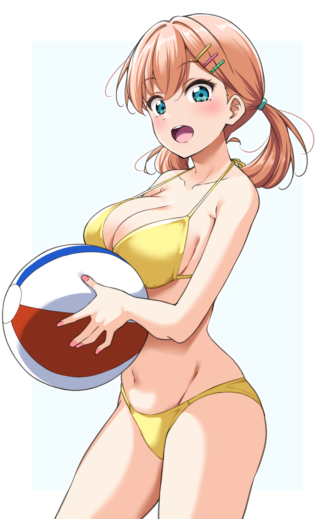 bikini hinoshita_kaho love_live!_(series) love_live!_hasu_no_sora_jogakuin_school_idol_club swimsuits yopparai_oni