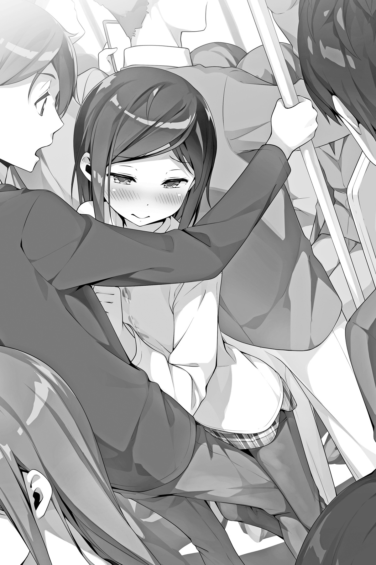 hashima_chihiro imouto_sae_ireba_ii. kantoku monochrome pantyhose seifuku sweater