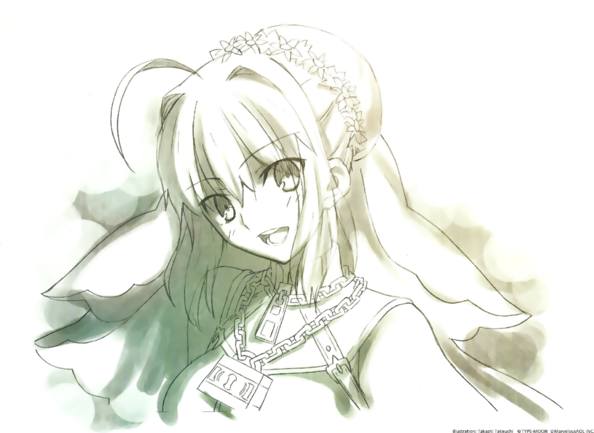 type-moon takeuchi takashi fate/extra fate/extra ccc fate/stay night ...