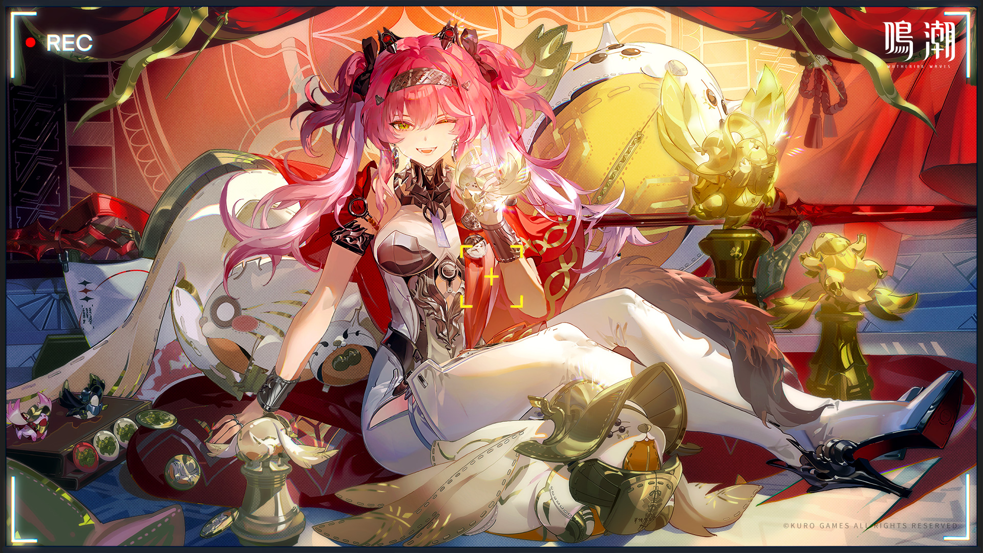 armor garter heels lupa_silva tagme thighhighs wallpaper weapon wuthering_waves